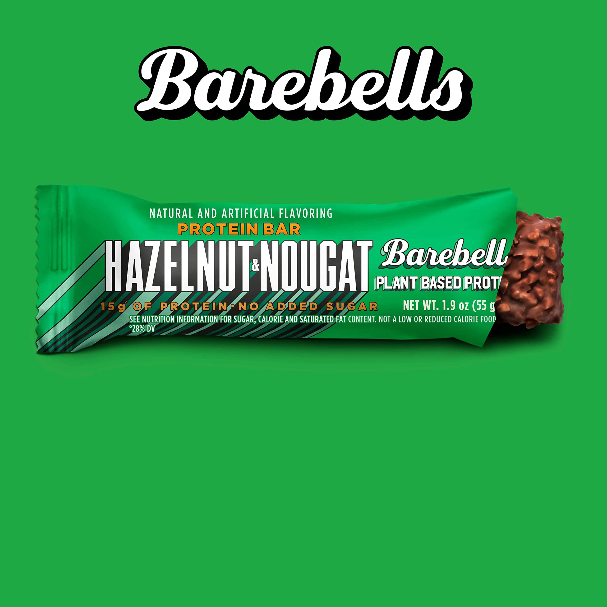 Barebells Protein Bars Salty Peanut - 12 Count, 20g High Protein Treats - Chocolate Nutrition Bar with 1g Total Sugars - On-The-Go Breakfast or Post-Workout Snack