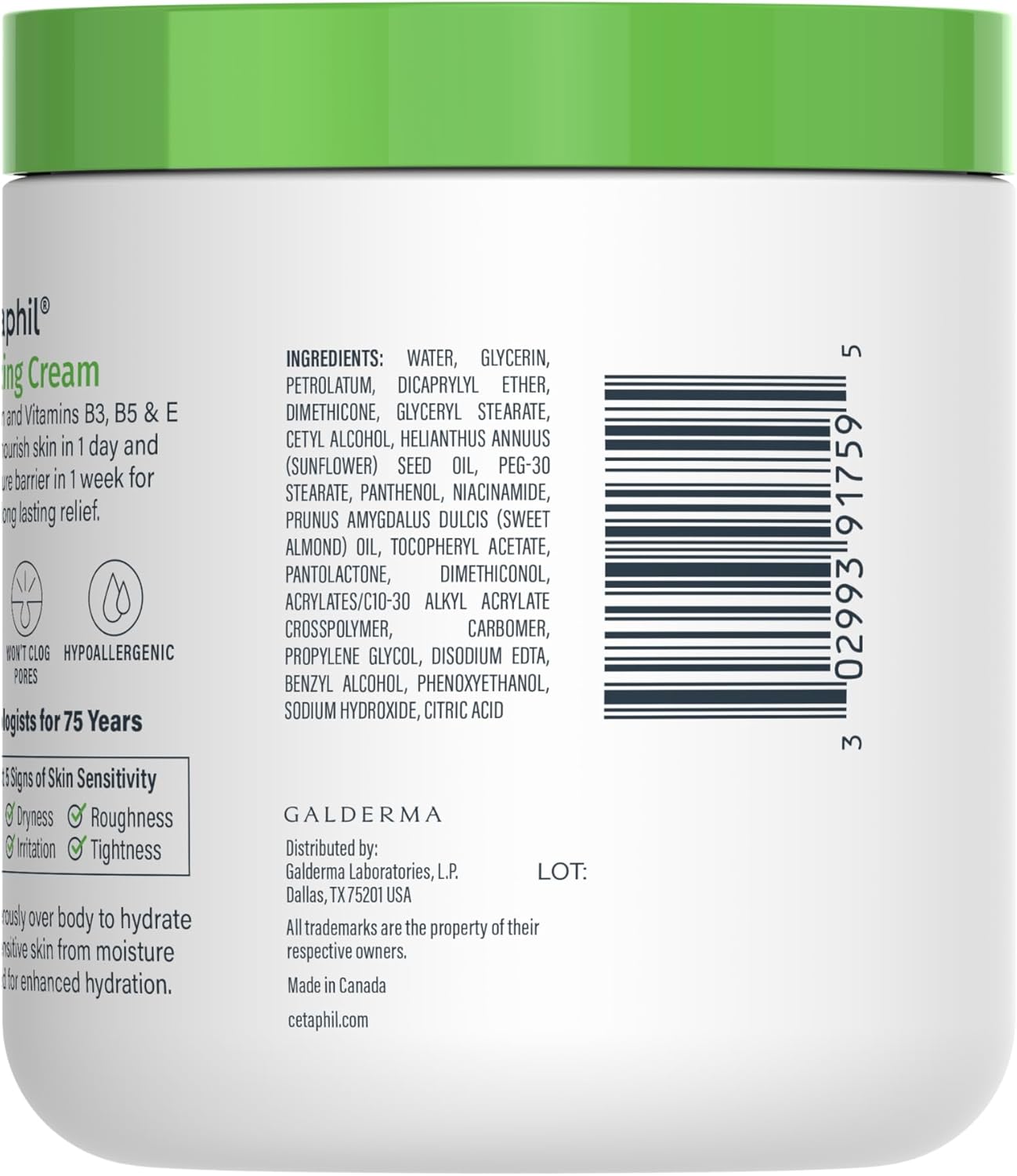 Cetaphil Moisturizing Cream 453g (Pack of 2)