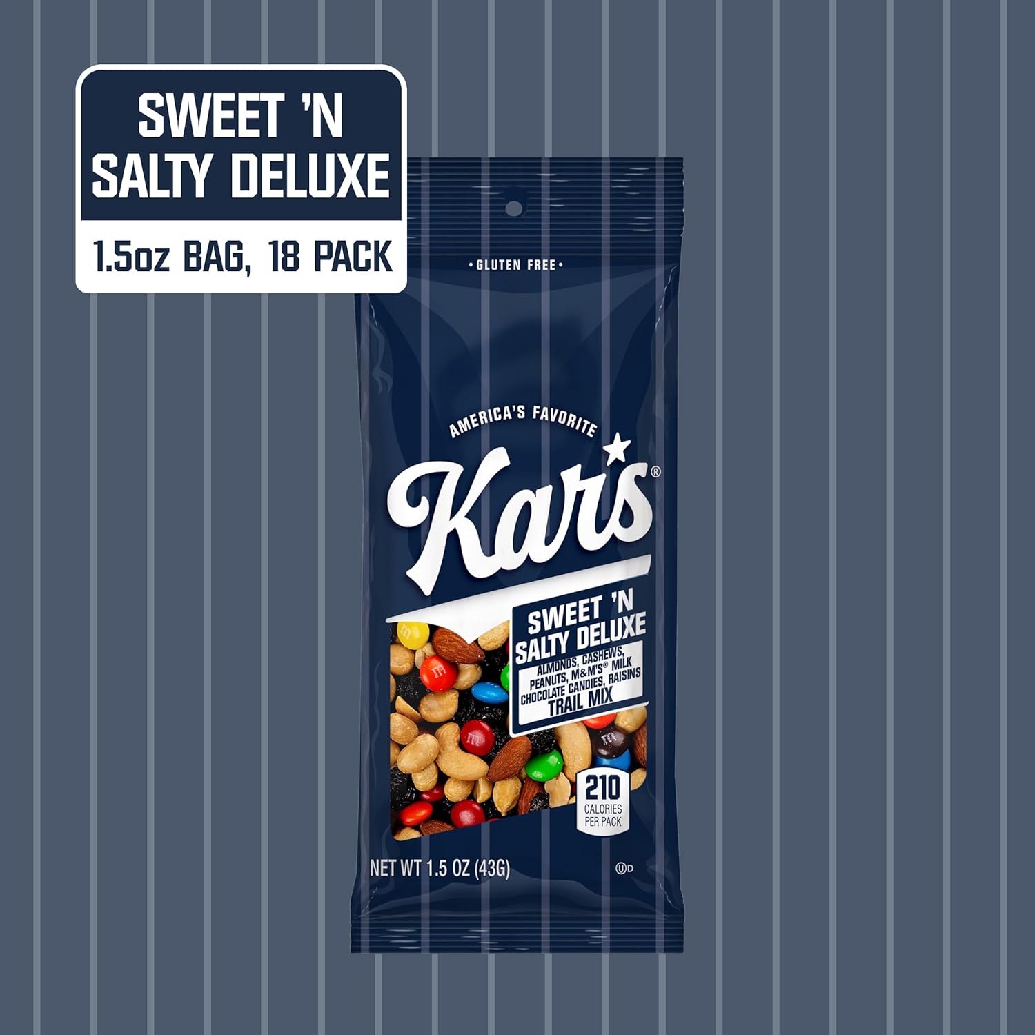 Kar’s Nuts Sweet ‘N Salty Trail Mix, 2 oz Pouch (Pack of 72), Gluten-Free Trail Mix Snack