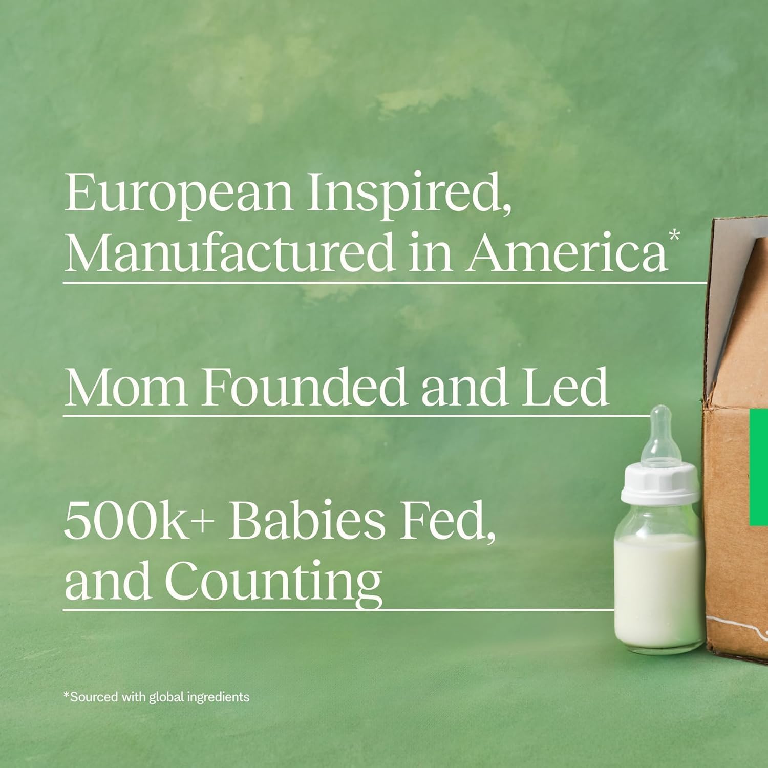 Bobbie Whole Milk, Grass Fed Baby Formula with Iron, Plant Based DHA and ARA, Vitamin D and Protein Blend Modeled After Breast Milk, For Newborn Baby to 12 Month Old, 14.1 oz