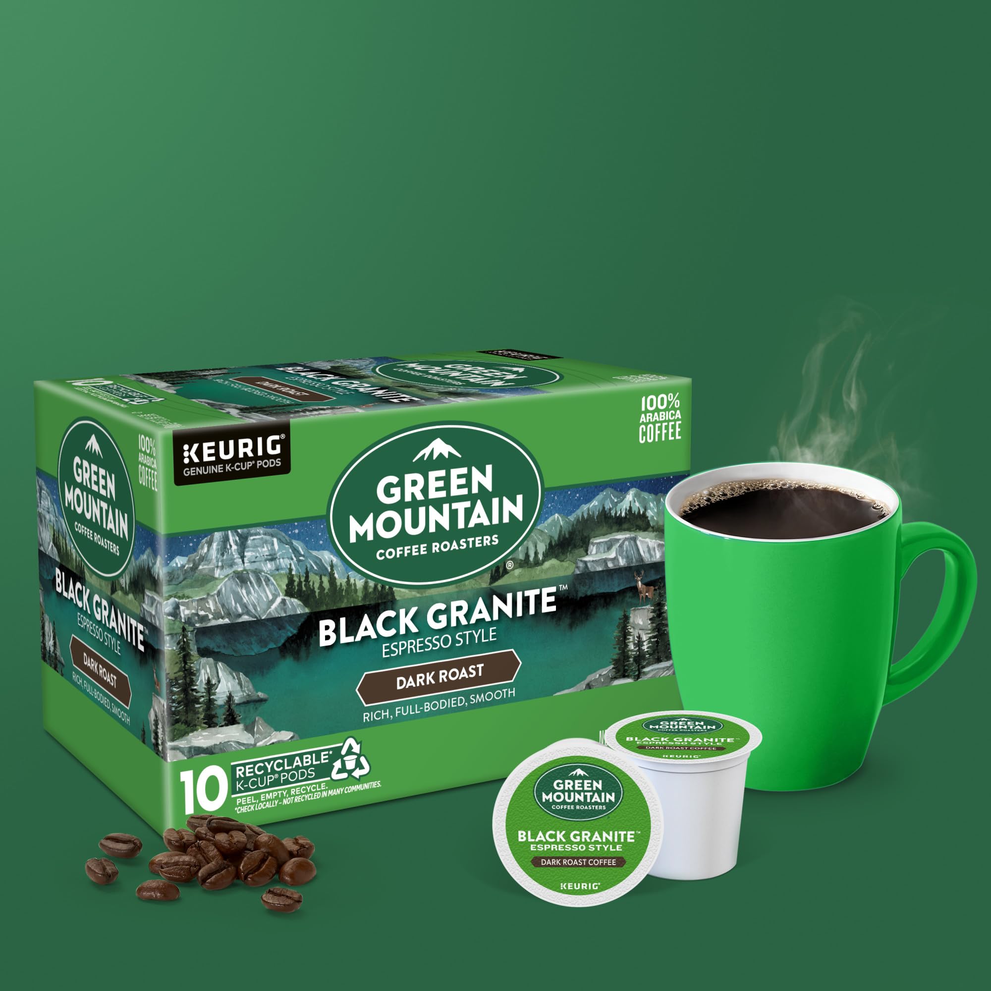 Green Mountain Coffee Roasters Dark Magic Keurig Single-Serve K-Cup Pods, Dark Roast Coffee, 72 Count