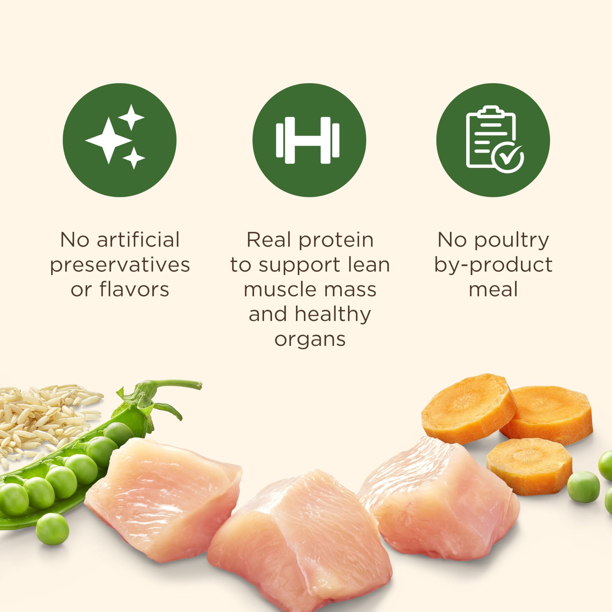 Nutrish Dry Dog Food, Real Chicken & Veggies Recipe Whole Health Blend, 6 lb. Bag (Rachael Ray)