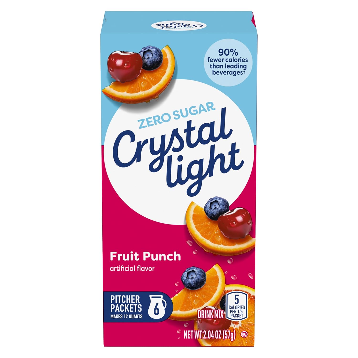 Crystal Light Pink Lemonade Drink Mix (8-Quart), 1.9-Ounce Canisters (Pack of 4)