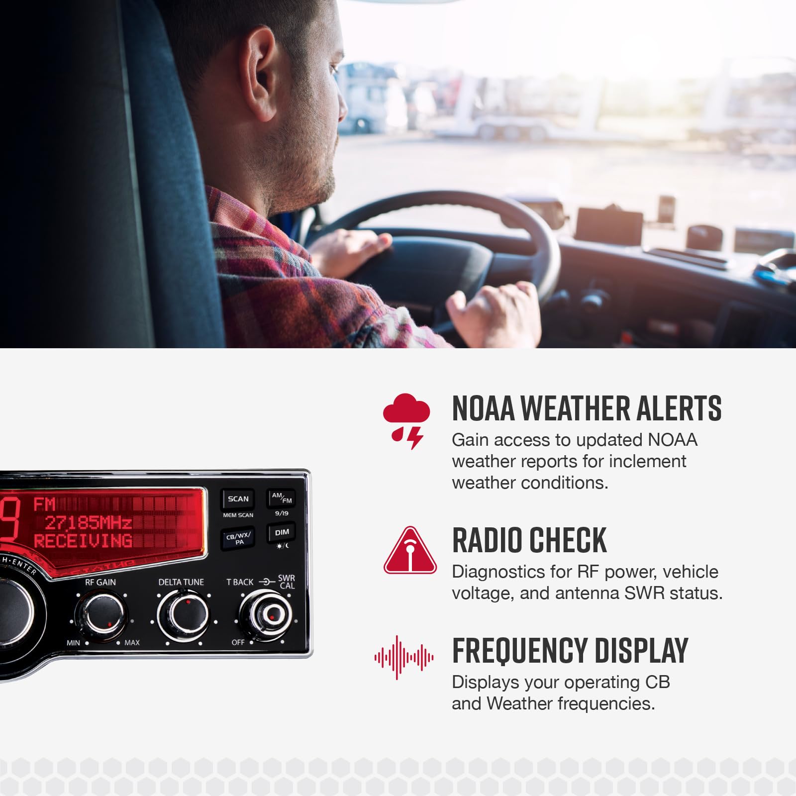 Cobra 29 LTD Classic AM/FM Professional CB Radio - Easy to Operate, Emergency Radio, Instant Channel 9, 4-Watt Output, Full 40 Channels, Adjustable Receiver and SWR Calibration, Black