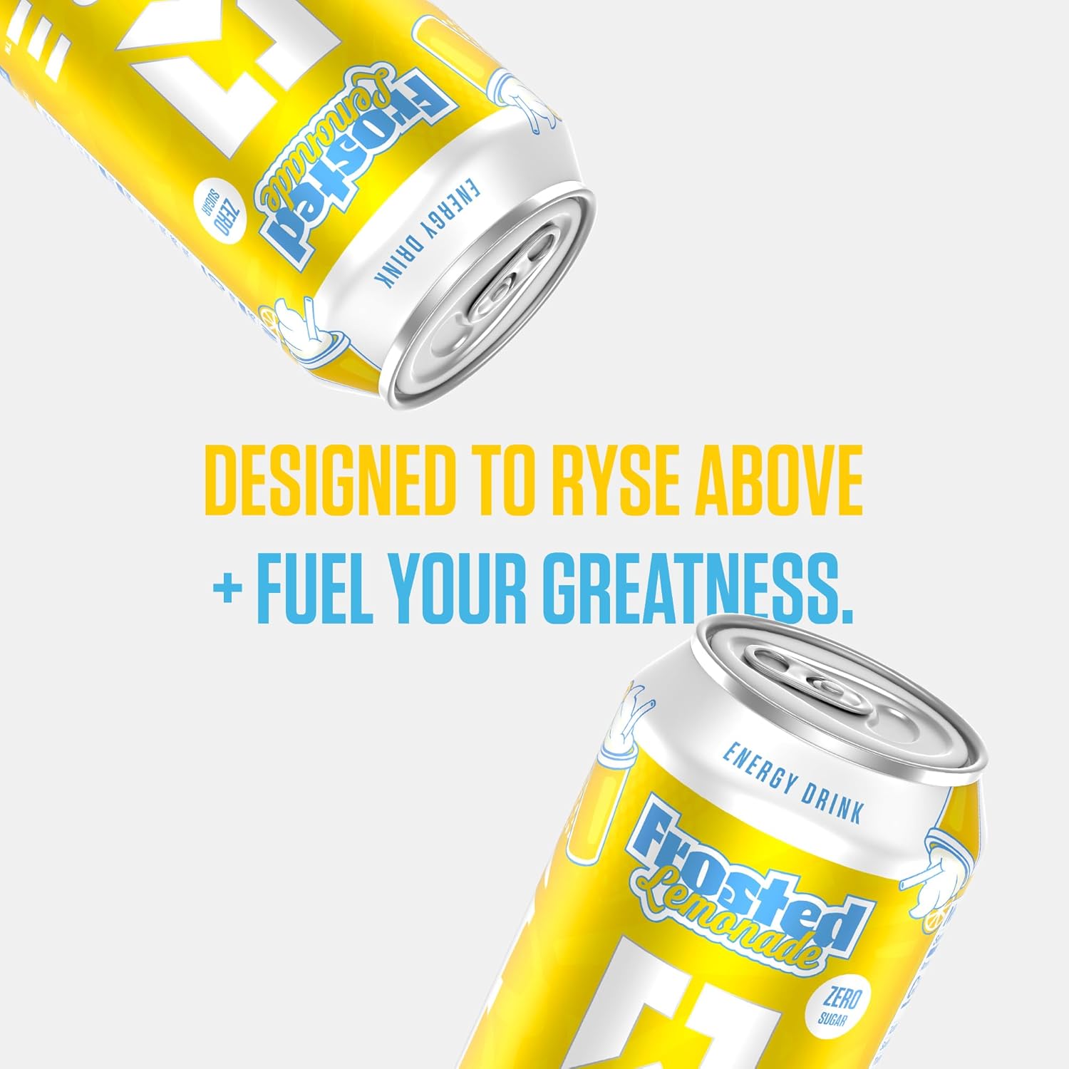 RYSE Fuel Energy Drink - Variety Pack - Sugar Free, Gluten Free & Vegan - 200mg Natural Caffeine, Taurine & Choline for Focus & Energy - No Artificial Colors - 16 fl oz Cans (12-Pack)