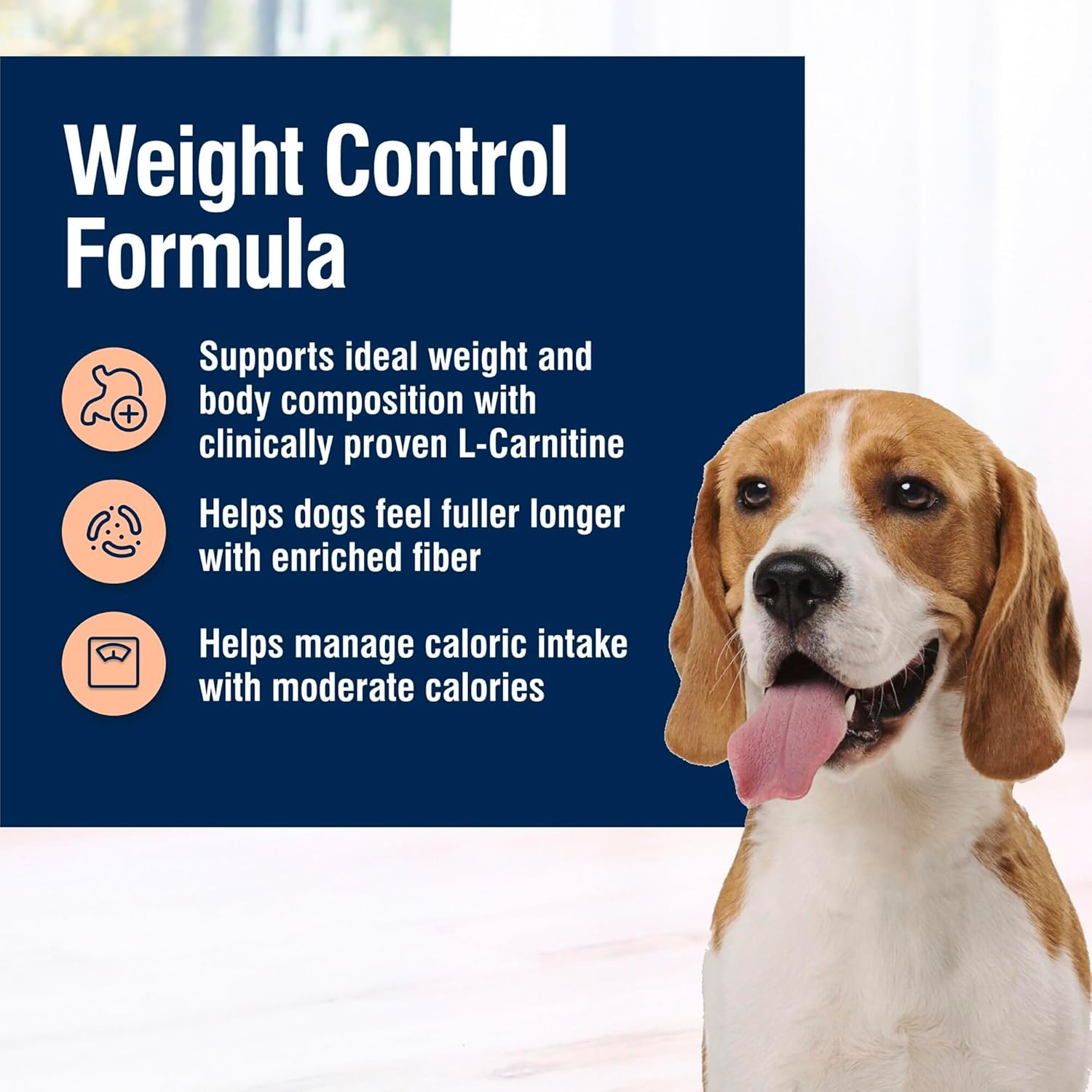 Blue Buffalo True Solutions Weight Control Natural Dry Dog Food for Adult Dogs, Chicken, 24-lb. Bag