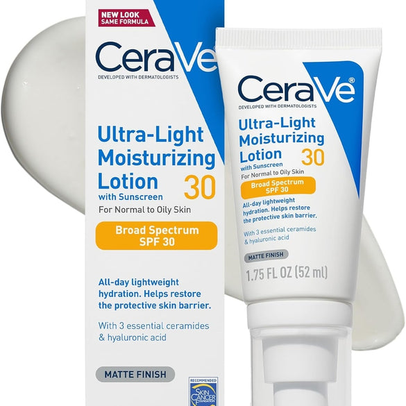 Cerave Pm Facial Moisturizing Lotion, 3 Oz., Multiplied With Derma Roller, 3 Fl Oz (Pack Of 1)