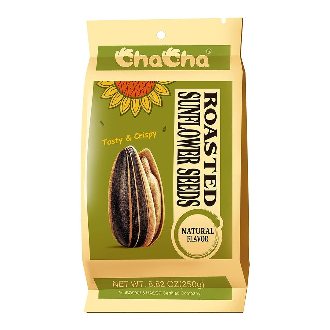 Chacha Sunflower Roasted and Salted Seeds (All Nature) 250g X 18bags
