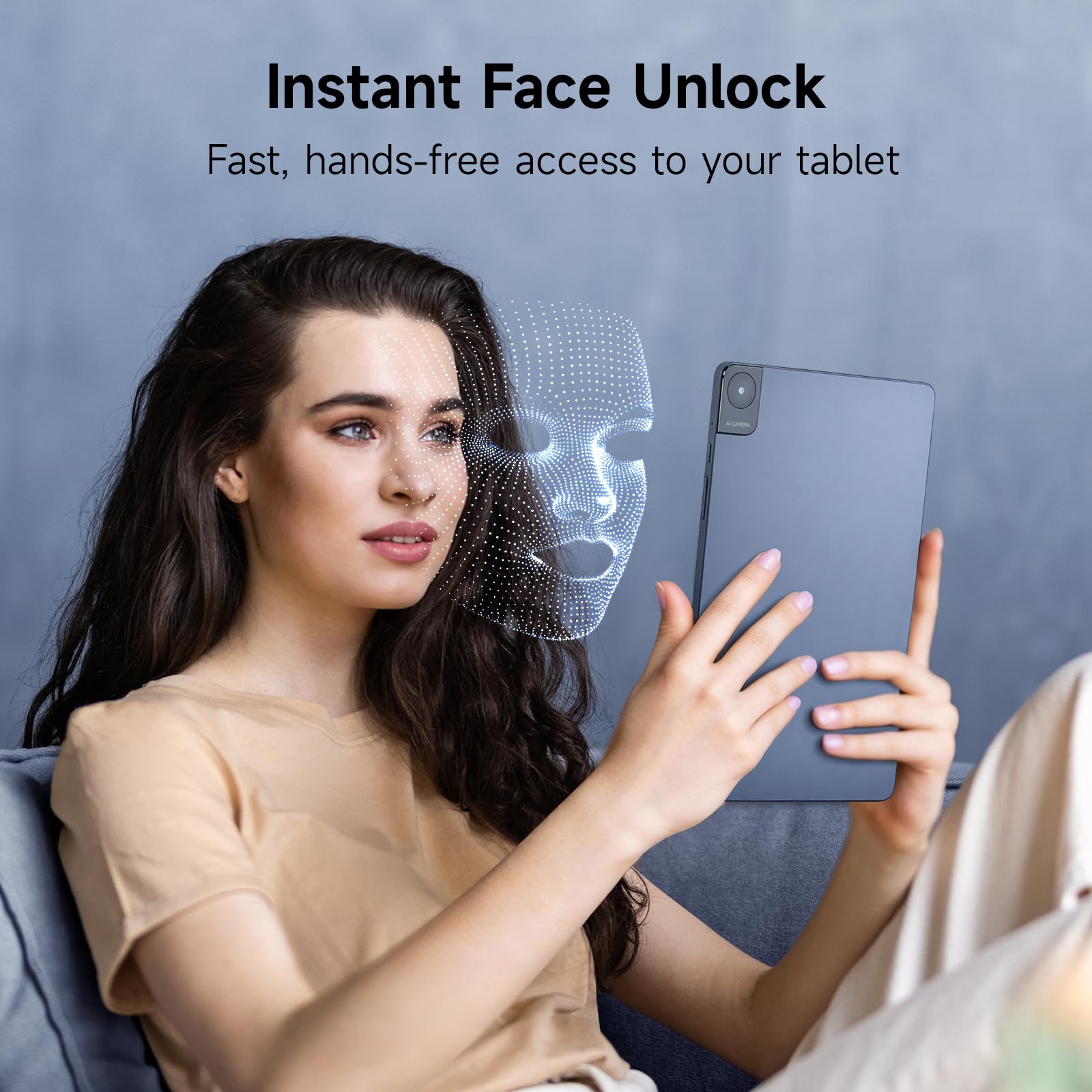 TCL TAB 10 Gen 4 Android Tablet, 10.1” FHD Display, Octa-Core CPU, 12GB RAM (4+8GB), 128GB Storage, 6000mAh Battery, Android 15, Wi-Fi, Metal Body, Tablet for Work, Study, Entertainment & Family Use