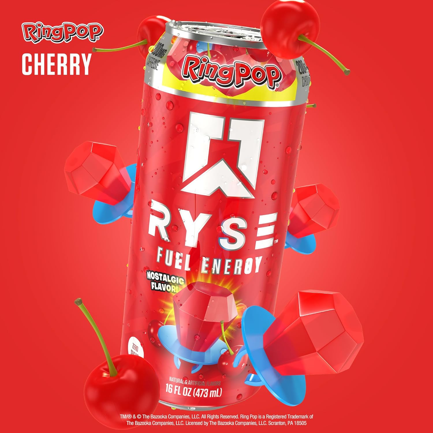 RYSE Fuel Energy Drink - Variety Pack - Sugar Free, Gluten Free & Vegan - 200mg Natural Caffeine, Taurine & Choline for Focus & Energy - No Artificial Colors - 16 fl oz Cans (12-Pack)