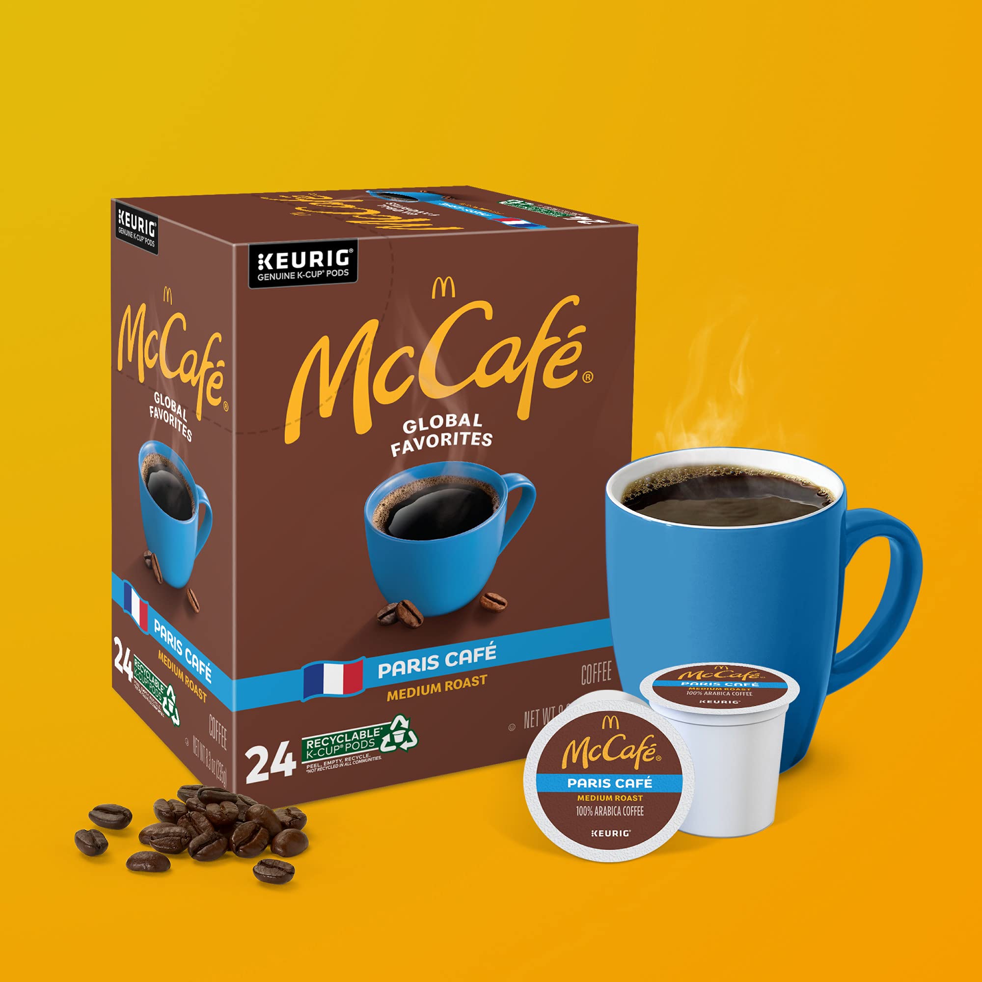McCafe Premium Roast Coffee, Keurig Single Serve K-Cup Pods, Medium Roast, 96 Count
