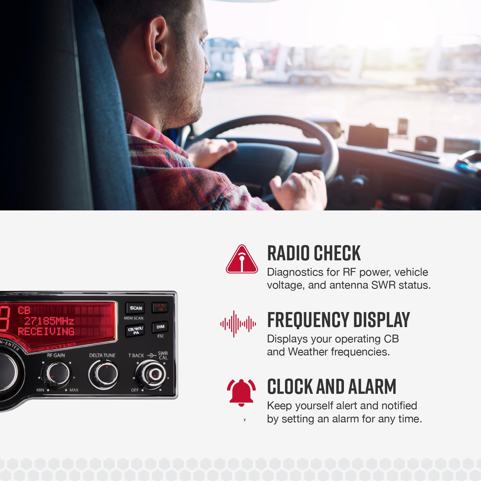Cobra 29 LTD Classic AM/FM Professional CB Radio - Easy to Operate, Emergency Radio, Instant Channel 9, 4-Watt Output, Full 40 Channels, Adjustable Receiver and SWR Calibration, Black