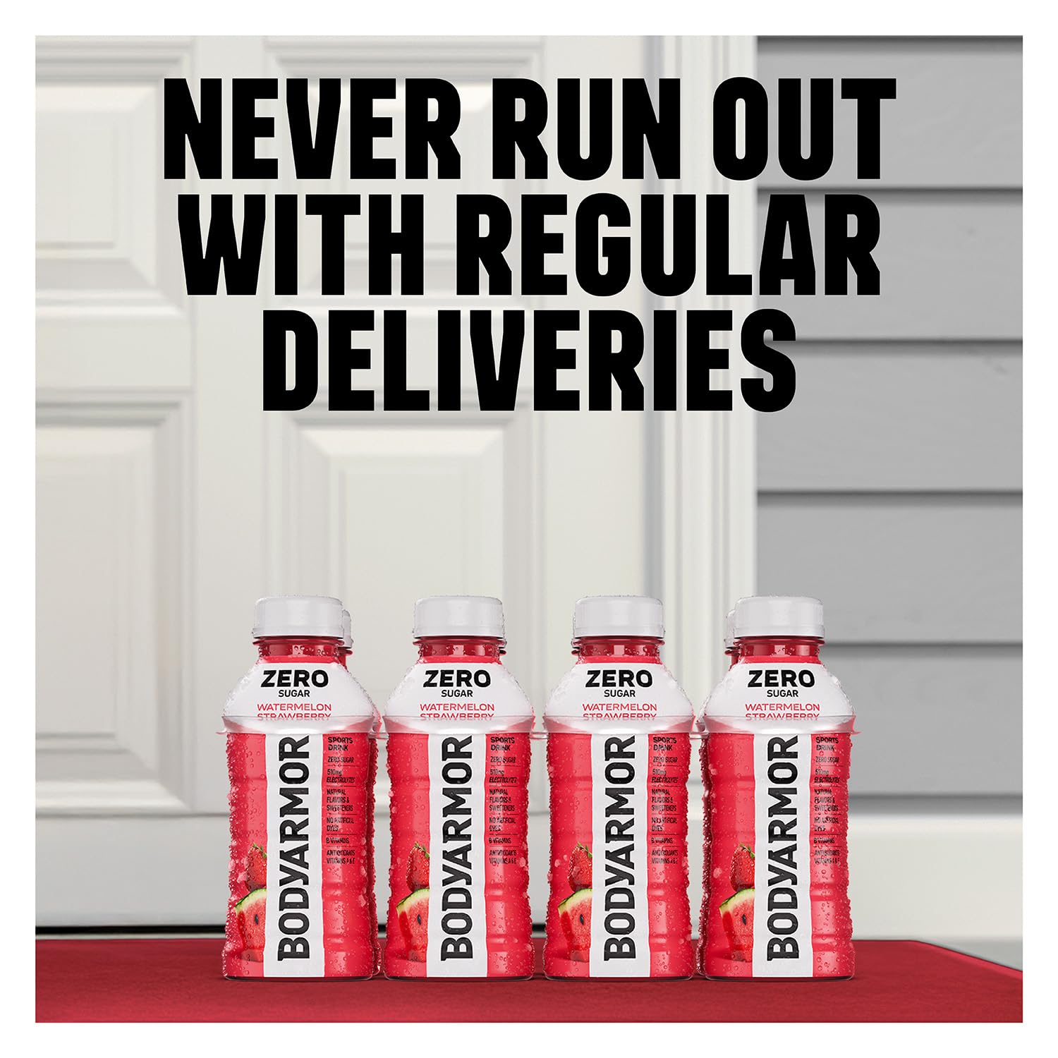 BODYARMOR ZERO Sugar Lemon Lime Electrolyte Drink, Natural Flavors, 16 Fl Oz Bottles (12 Pack), B Vitamins & Antioxidants Sugar Free Hydration
