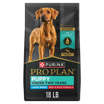Purina Pro Plan Large Breed Dry Puppy Food, Chicken and Rice Formula - 34 lb. Bag