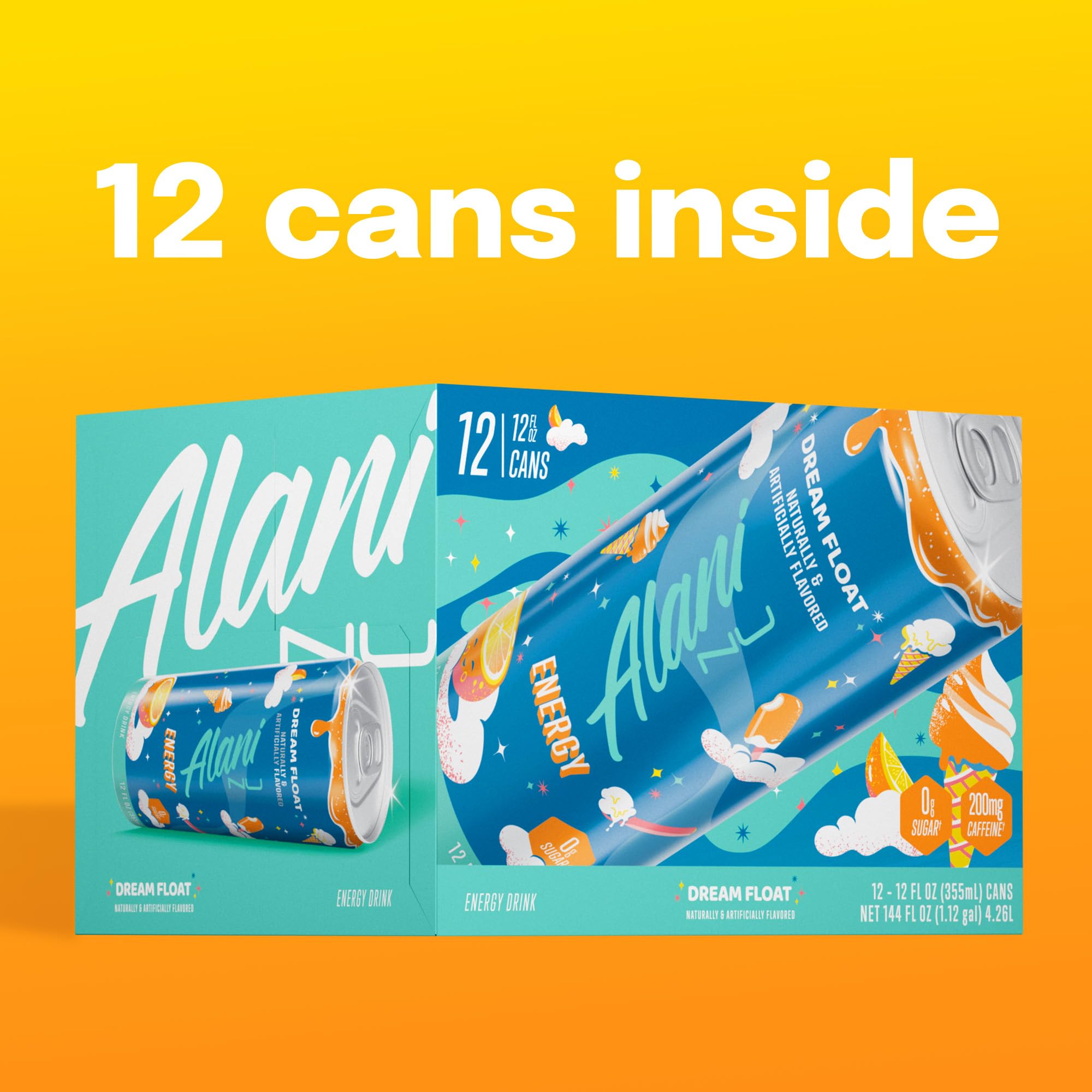 Alani Nu CHERRY TWIST Sugar Free, Low Calorie Energy Drinks, 200mg Caffeine, Biotin B Vitamins, Zero Sugar, 15 Calories, 12 Fl Oz Cans, 12 Pack0