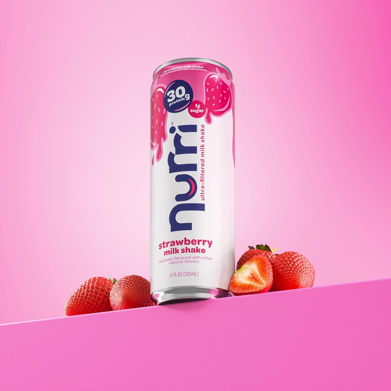 Nurri - 30g Protein Ultra Filtered Milk Shake – Chocolate - Lactose Free, Low Sugar, 150 Calories, 10 Vitamins and Minerals - 11 fl oz, 10 Cans