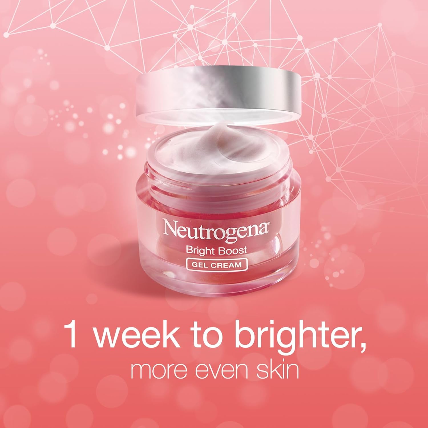 Neutrogena Gel Cream, Bright Boost, reduces appearance of dark spots, uneven skin tone and fine lines , lightweight formula ,50 ml