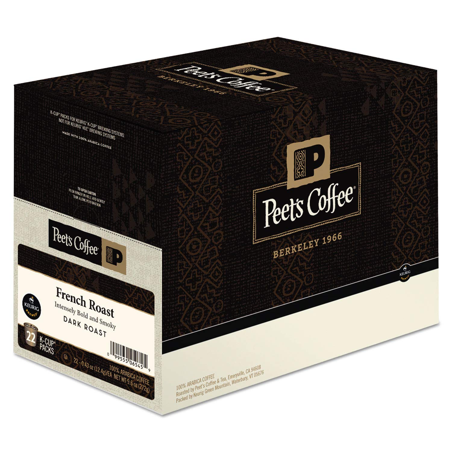 Peet's Coffee, Dark Roast Keurig K-Cup Pods - Major Dickason's Blend 75 Count (1 Box of 75 Pods)