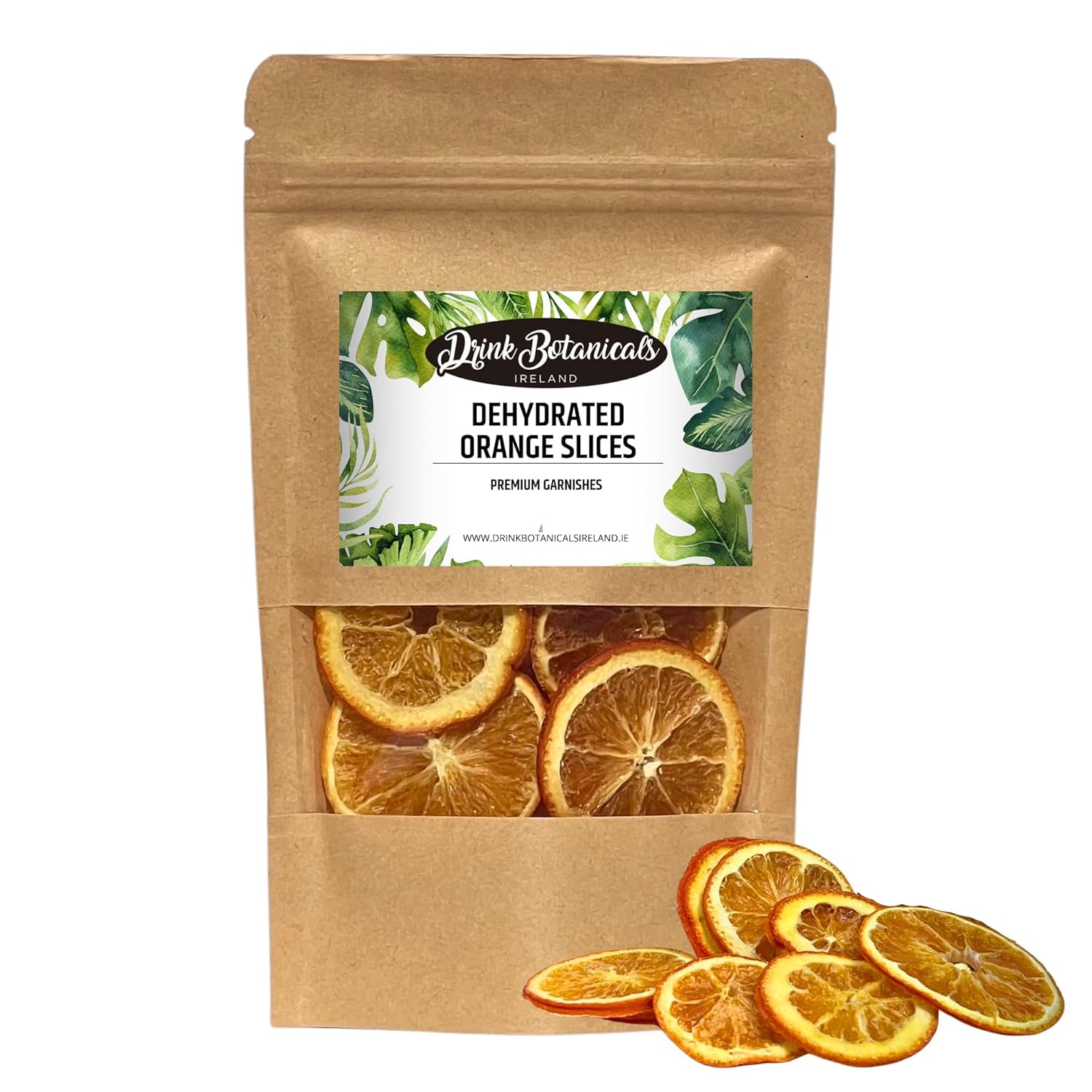 Dehydrated Dried Orange Slices | Orange Wheels | 45 + Servings Approx | 100% Natural No Added Sugars | For Cocktails, Wreath Making, Tea, Cakes, Decoration | Oranges For Cocktails | 3.5 OZ | 100 Grams