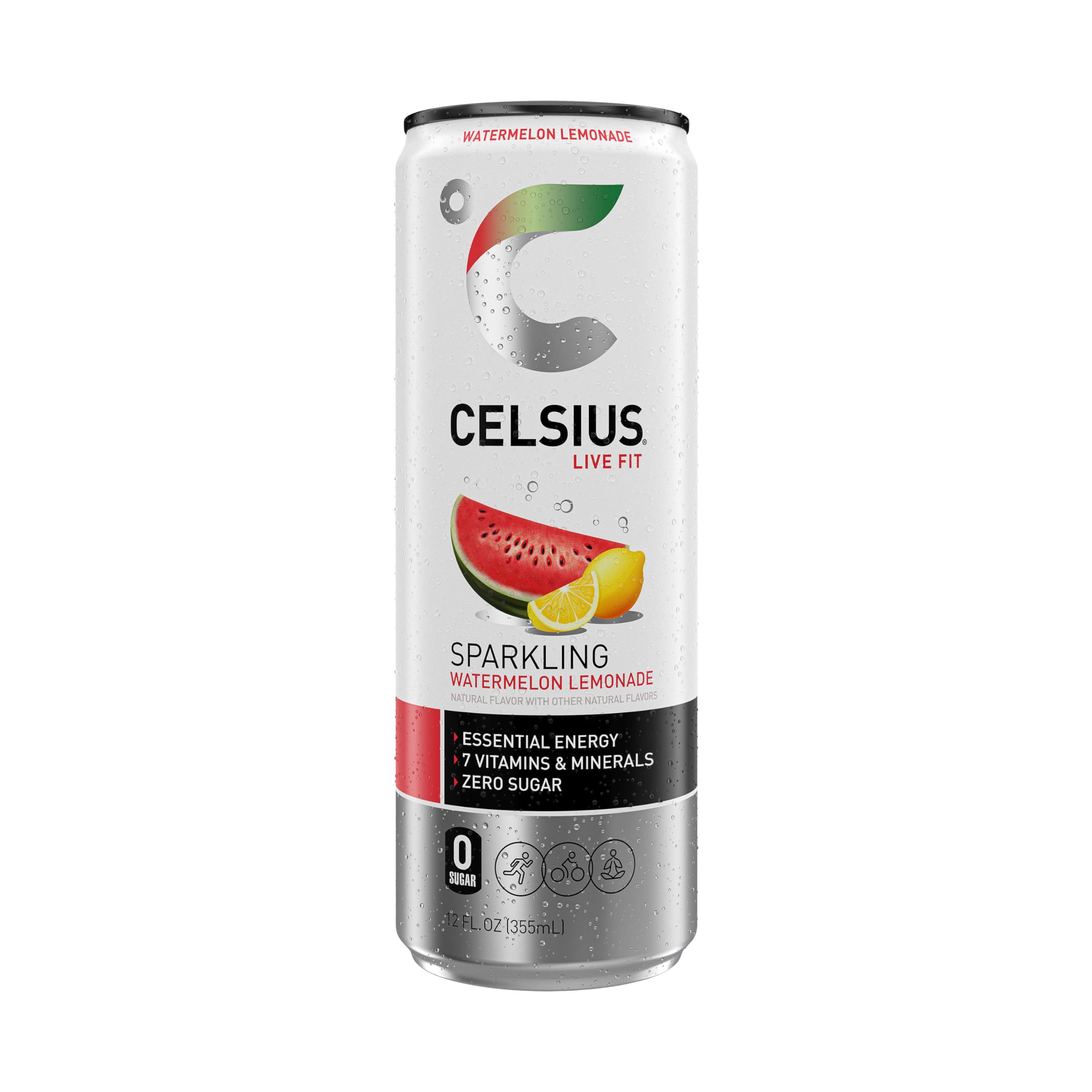 CELSIUS Sparkling Kiwi Guava, Functional Essential Energy Drink 12 Fl Oz (Pack of 12)