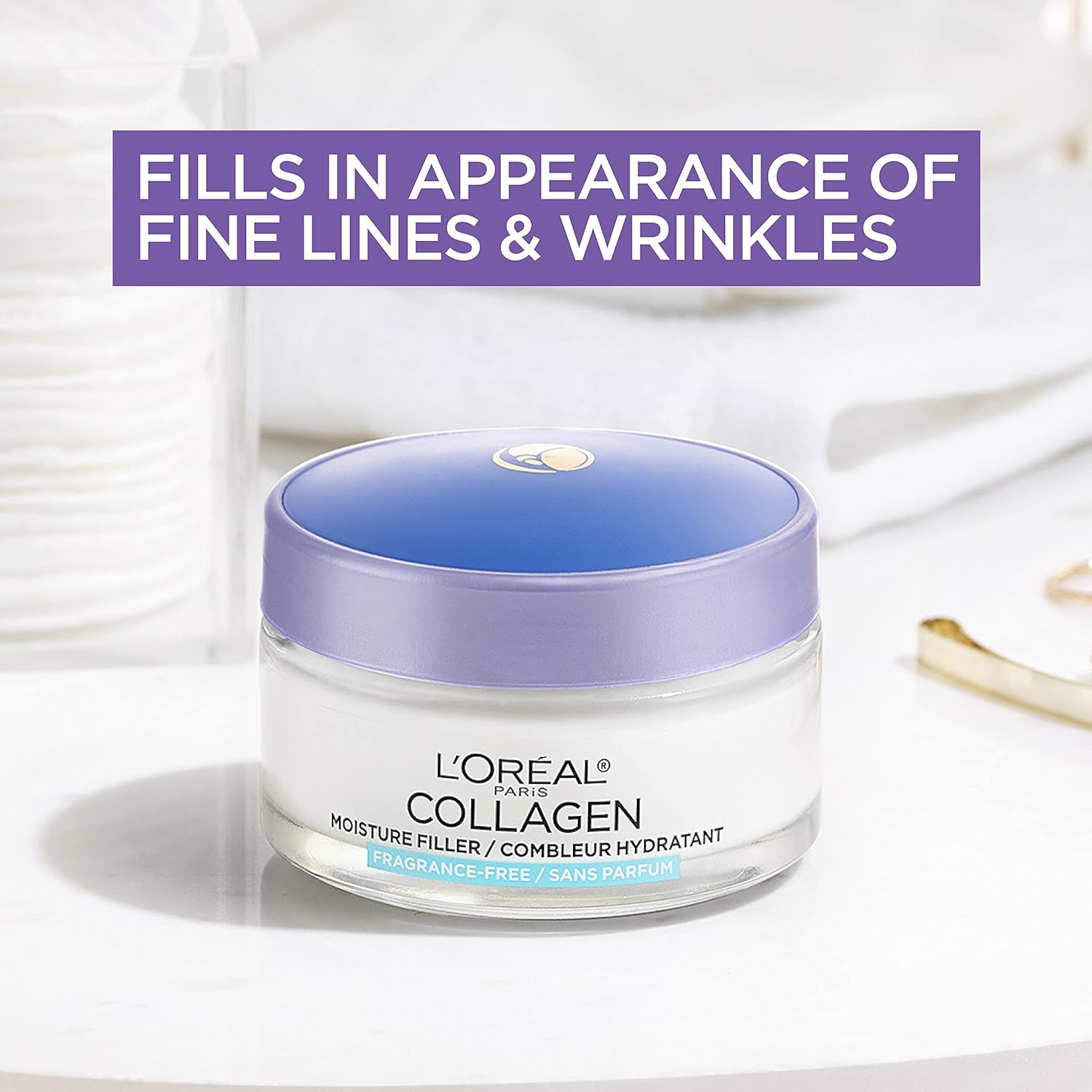 L'Oreal Paris Collagen Moisture Filler Day/Night Cream, 1.7-Fluid Ounce