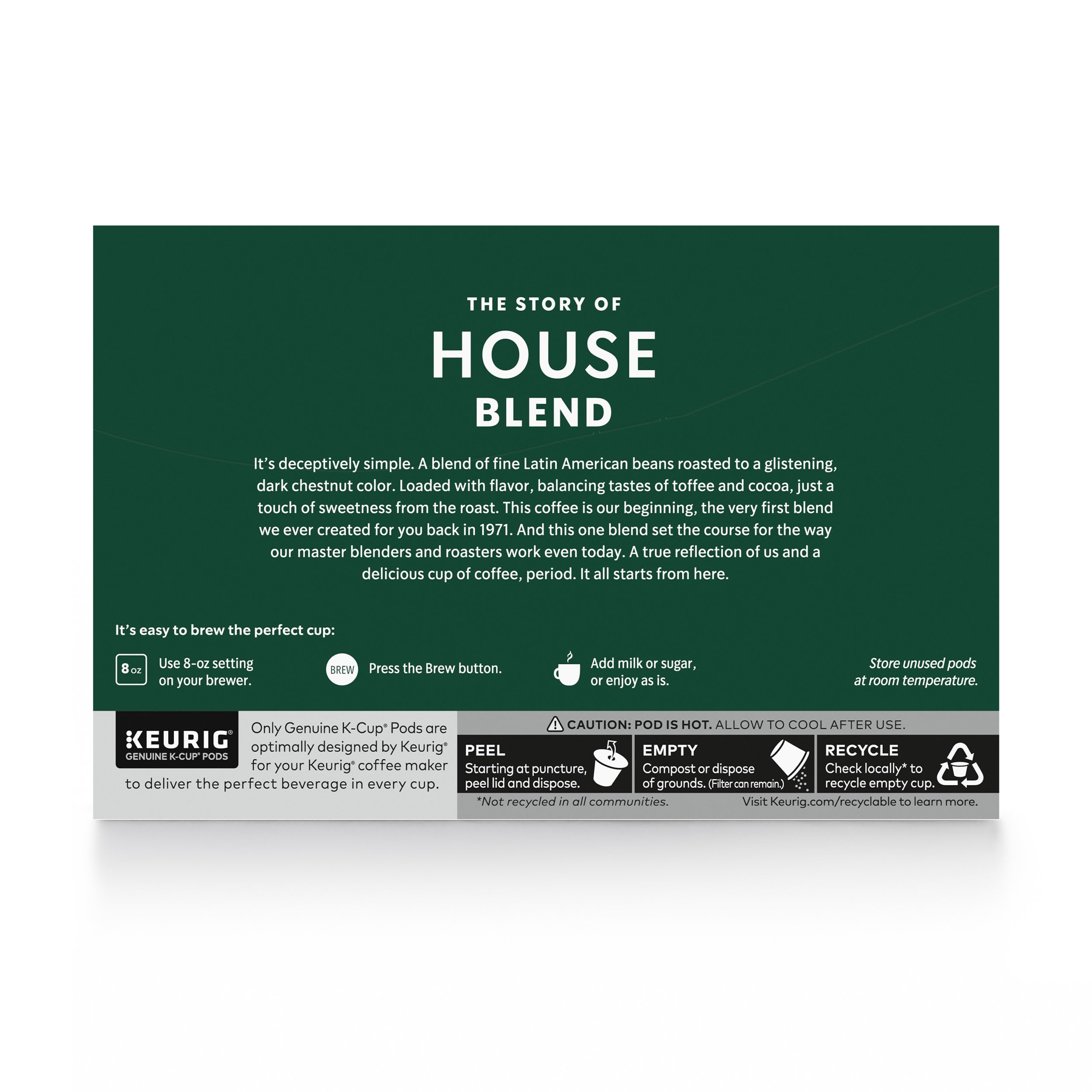 Starbucks K-Cup Coffee Pods, Medium Roast Hot or Iced Coffee, Pike Place Roast, 96 Keurig Pods