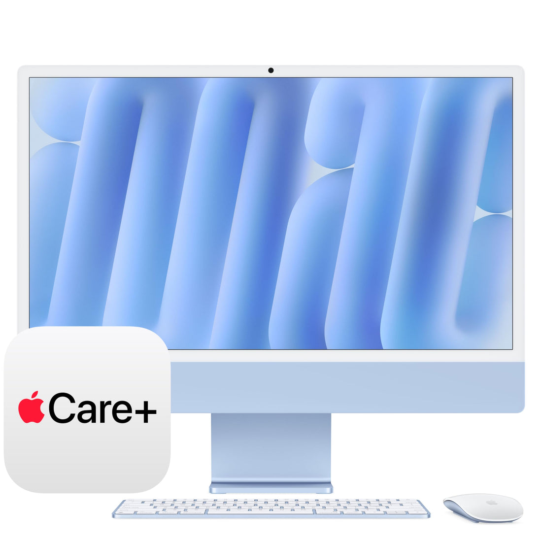 Apple 2024 iMac All-in-One Desktop Computer with M4 chip with 8-core CPU and 8-core GPU: Built for Apple Intelligence, 24-inch Retina Display, 16GB Unified Memory, 256GB SSD Storage; Silver