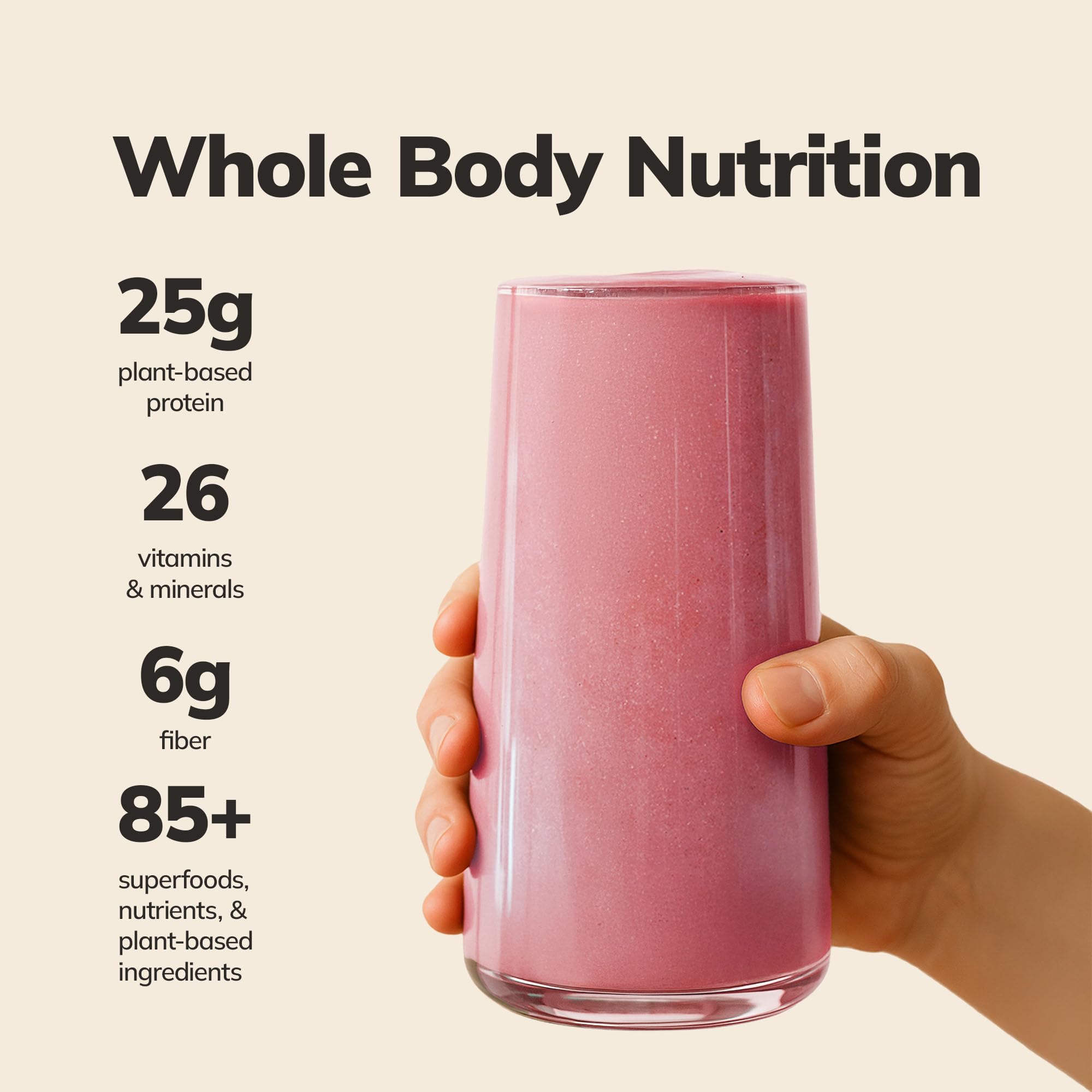 Ka’Chava Whole Body Meal Shake Vanilla 2 lb – Vegan Protein Powder with 85+ Superfoods & Greens – Plant-Based Meal Replacement with Probiotics & Digestive Enzymes – Gluten & Dairy Free (15 Servings)