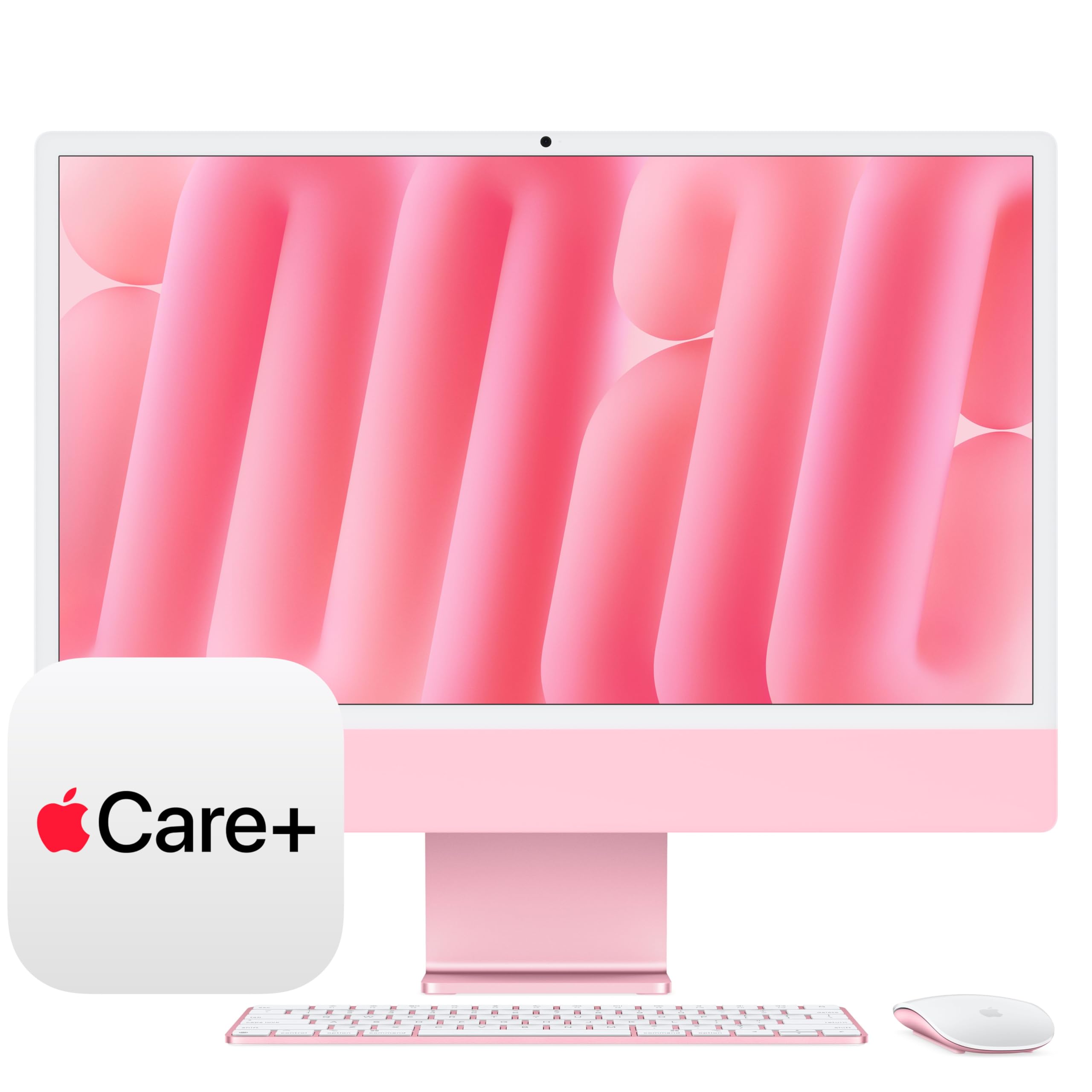 Apple 2024 iMac All-in-One Desktop Computer with M4 chip with 8-core CPU and 8-core GPU: Built for Apple Intelligence, 24-inch Retina Display, 16GB Unified Memory, 256GB SSD Storage; Silver