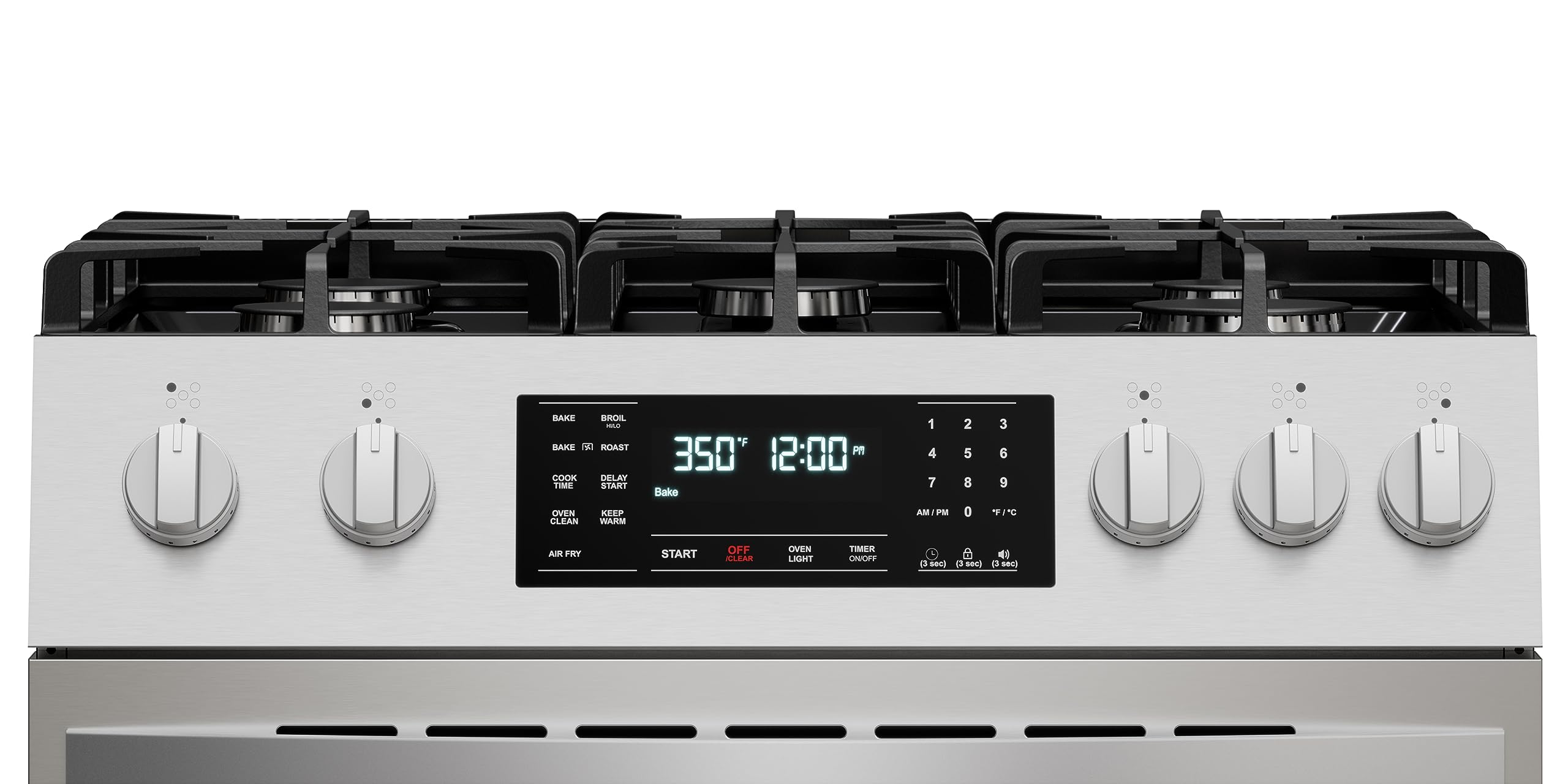 Kenmore Front Control Electric Range Oven with 5 Cooktop Elements with 7 Cooking Power Options, True Convection, Steam and Self Clean, Freestanding Oven, 4.8 cu. ft. Capacity Stainless Steel