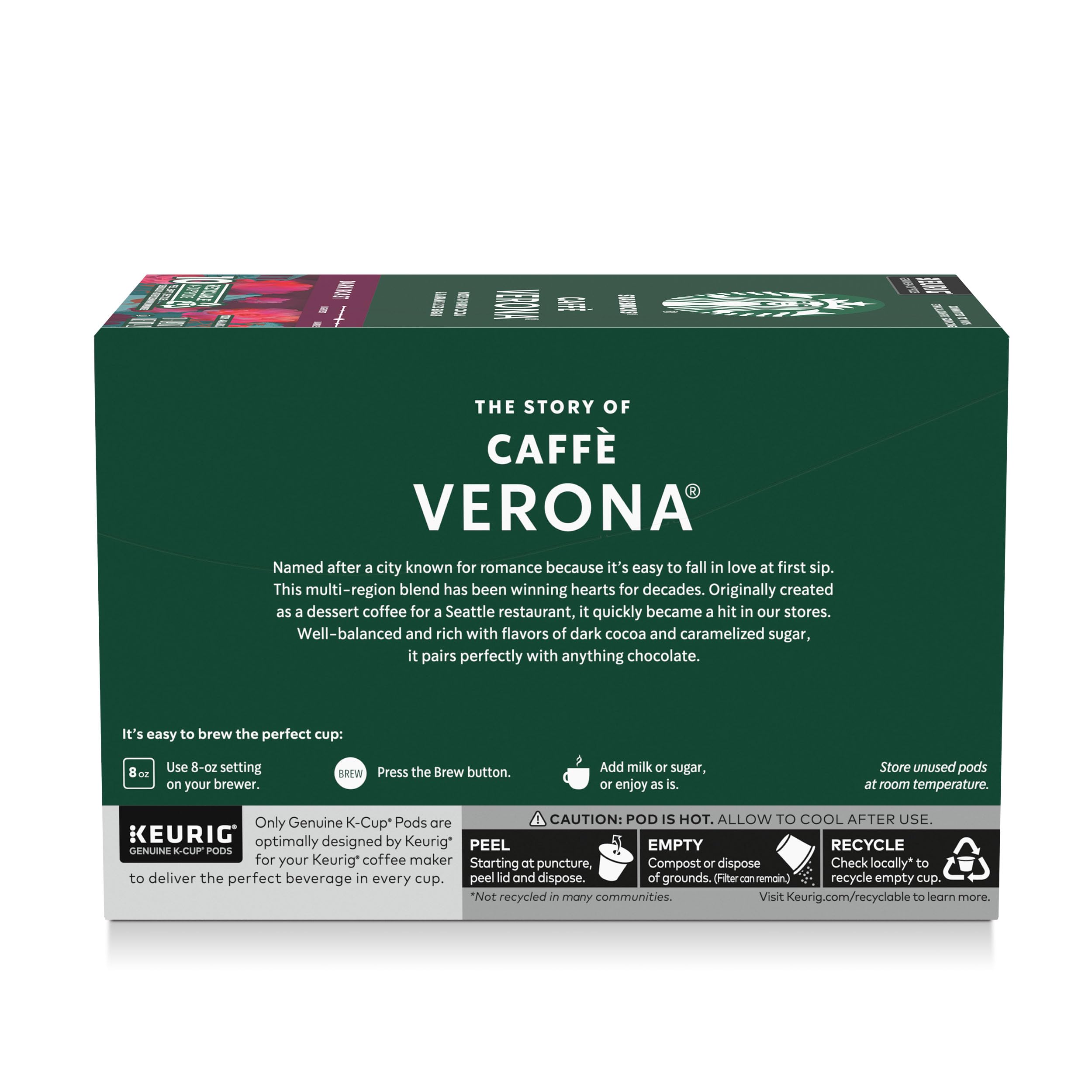 Starbucks K-Cup Coffee Pods, Dark Roast Hot or Iced Coffee, French Roast, 96 Keurig Pods