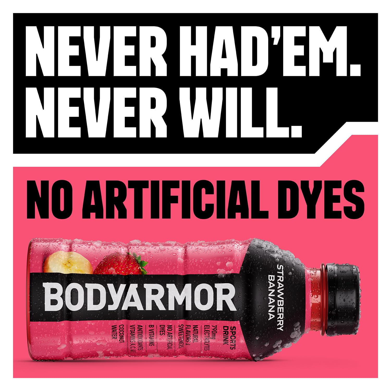BODYARMOR ZERO Sugar Lemon Lime Electrolyte Drink, Natural Flavors, 16 Fl Oz Bottles (12 Pack), B Vitamins & Antioxidants Sugar Free Hydration
