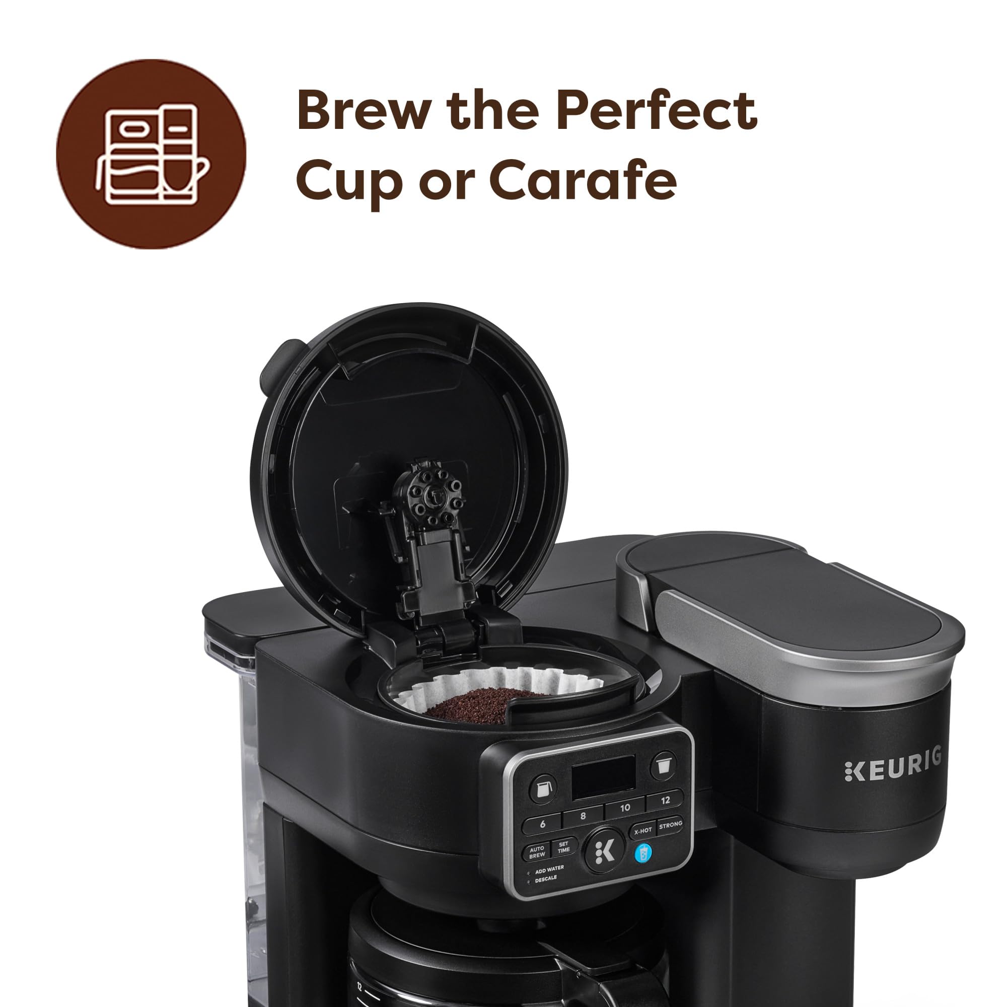 Keurig K-Duo Hot & Iced Single Serve & Carafe Coffee Maker, MultiStream Technology, 72oz Reservoir (Gen 2)