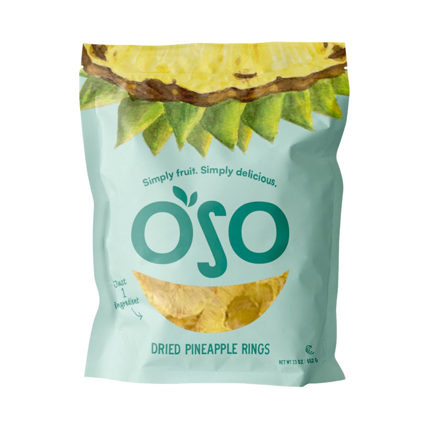 Oso Snacks Dried Mango Slices – Premium Quality, Large Pieces Only! No Added Sugar, No Preservatives, 100% Fruit! One Ingredient. No GMO. Vegan. Naturally Sweet & Delicious Healthy Snack.