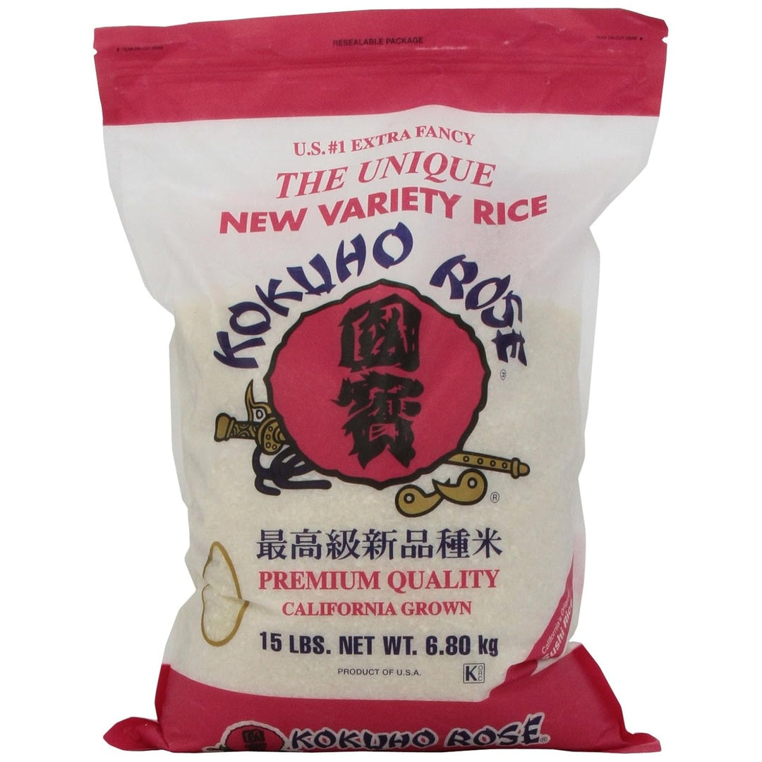 Kokuho Rose Rice, 15-Pound