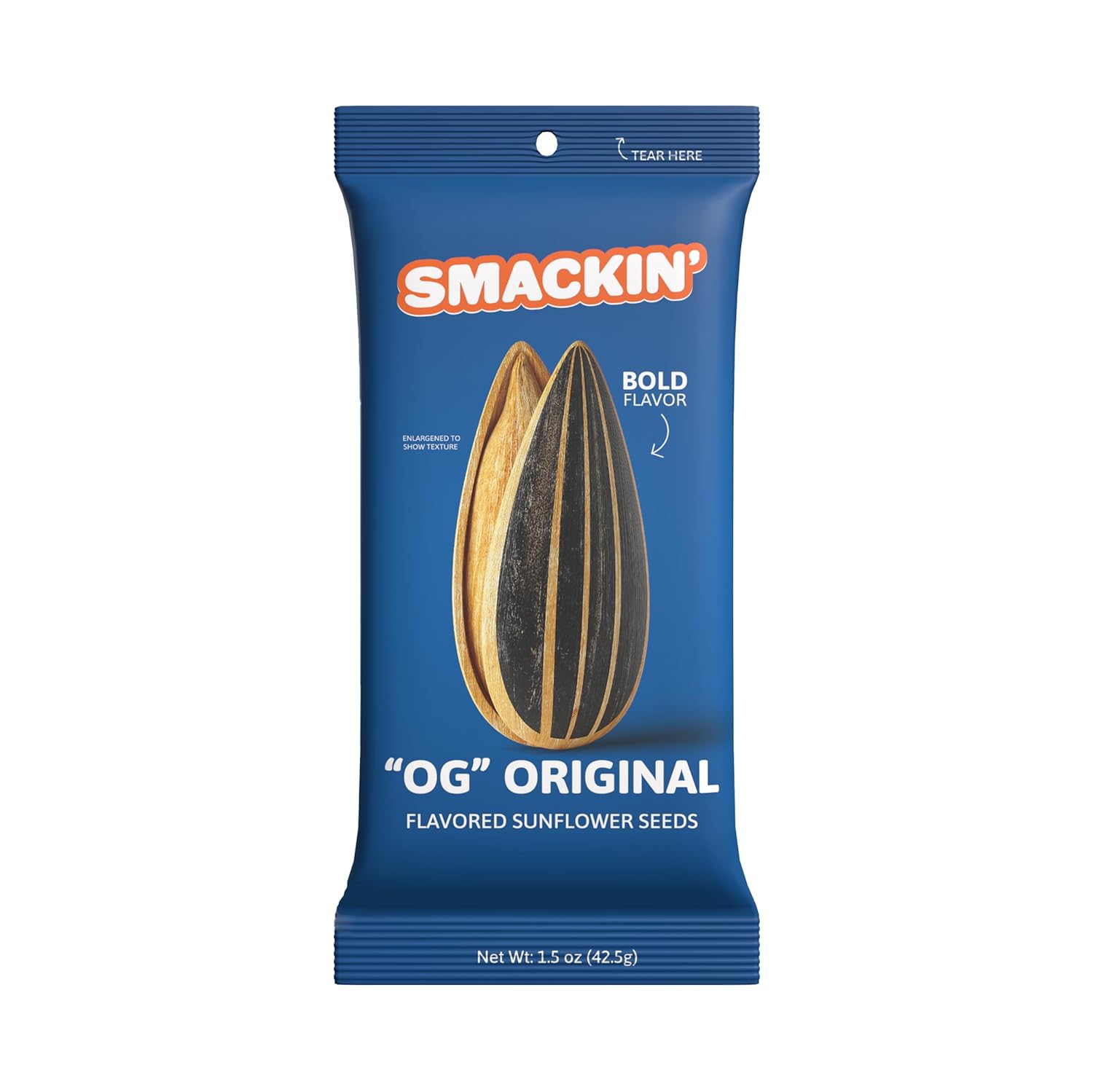 SMACKIN' Sunflower Seeds, Roasted Jumbo Small-Batch, American Made - Variety, 1.5oz bags (11 pack)
