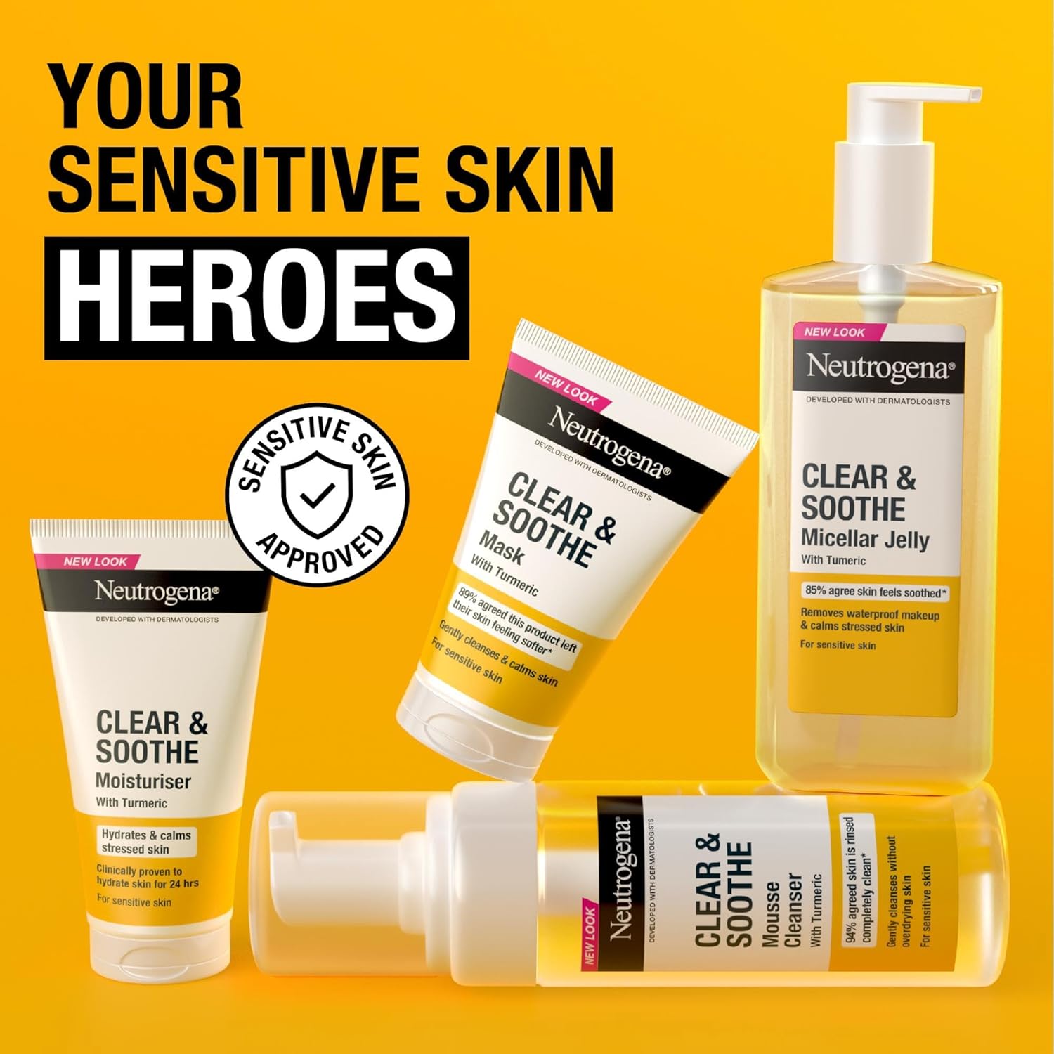 Neutrogena, Clear and Soothe Toning Mist, 125 ml, (Pack of 1)