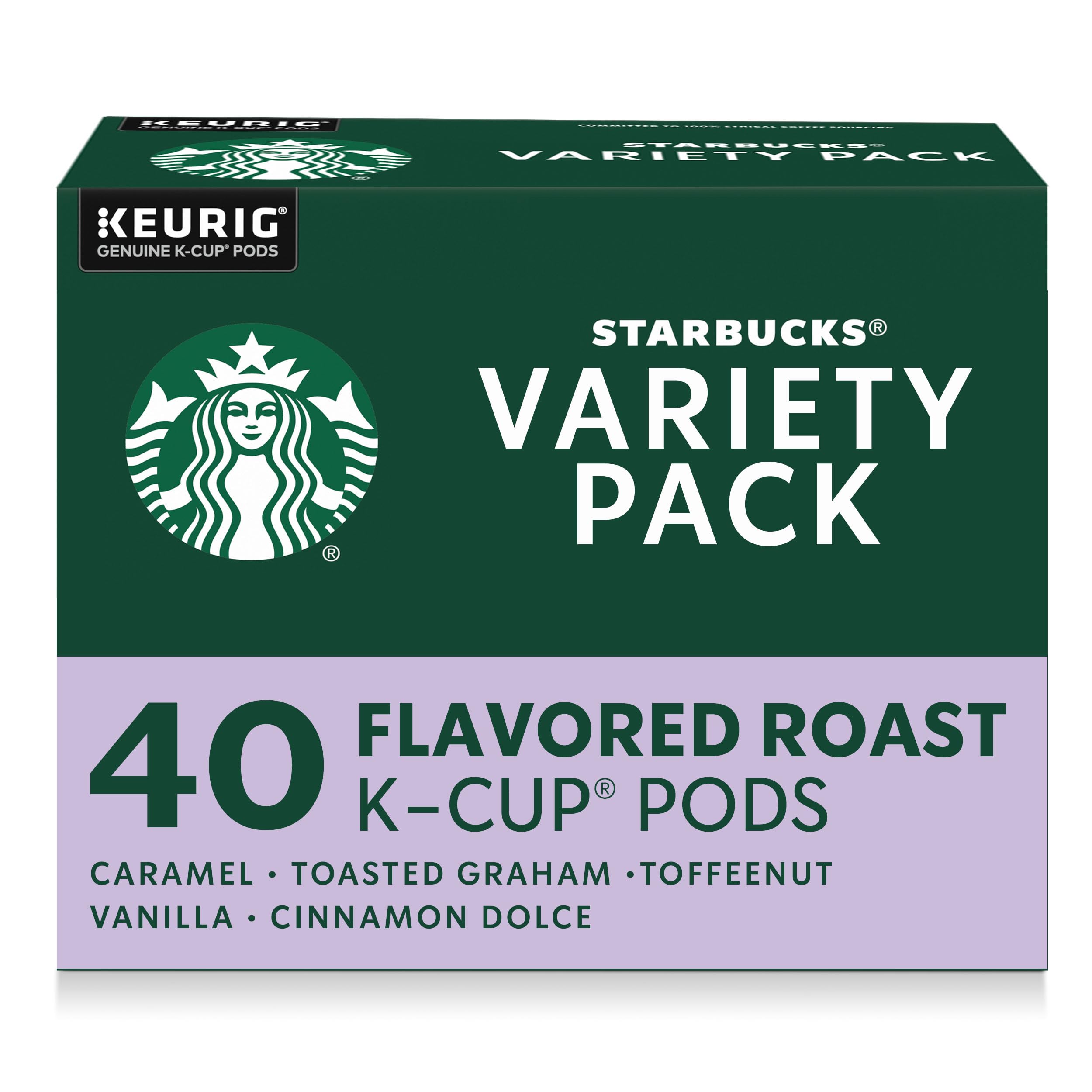 Starbucks K-Cup Coffee Pods, Medium Roast Hot or Iced Coffee, Pike Place Roast, 96 Keurig Pods