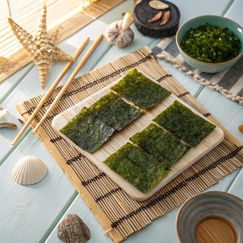 Gimme Seaweed Organic Premium Roasted Seaweed Snacks, Sea Salt, 20 Count, Keto, Vegan, Gluten-Free, Great Source of Omega3s and Iodine, Healthy On-The-Go Snack for Kids and Adults
