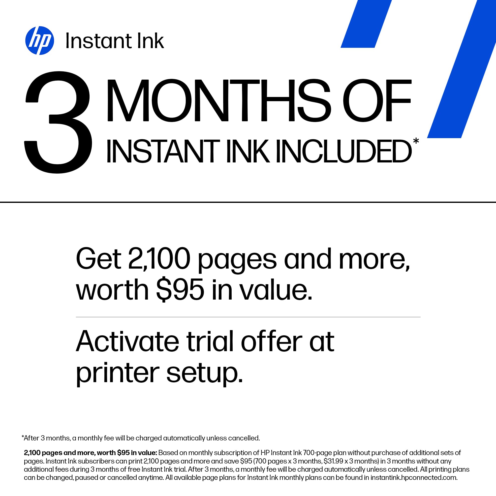 HP OfficeJet Pro 8125e Wireless All-in-One Color Inkjet Printer, Print, scan, Copy, ADF, Duplex Printing Best-for-Home Office, 3 Month Instant Ink Trial Included, AI-Enabled (405T6A)