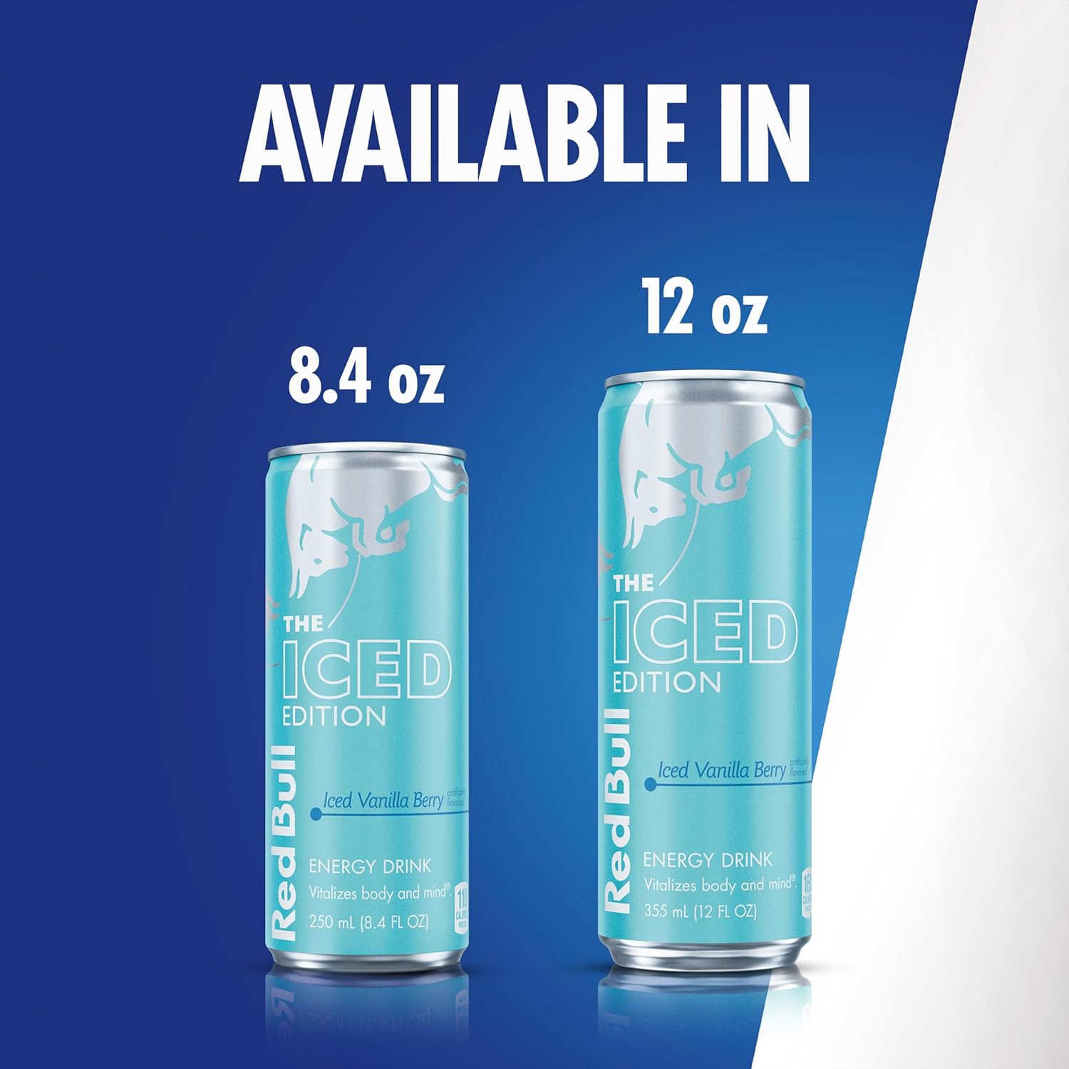 Red Bull Iced Vanilla Berry Energy Drink, with 114mg Caffeine plus Taurine & B Vitamins, 12 Fl Oz, Pack of 24 Cans