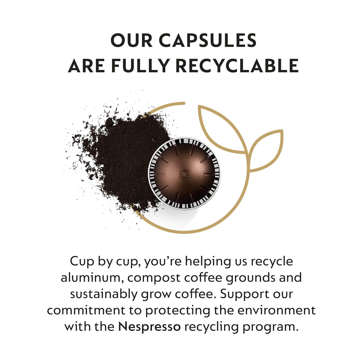 Nespresso Capsules Vertuo, Intenso, Dark Roast Coffee, 30-Count Coffee Pods, Brews 7.8oz