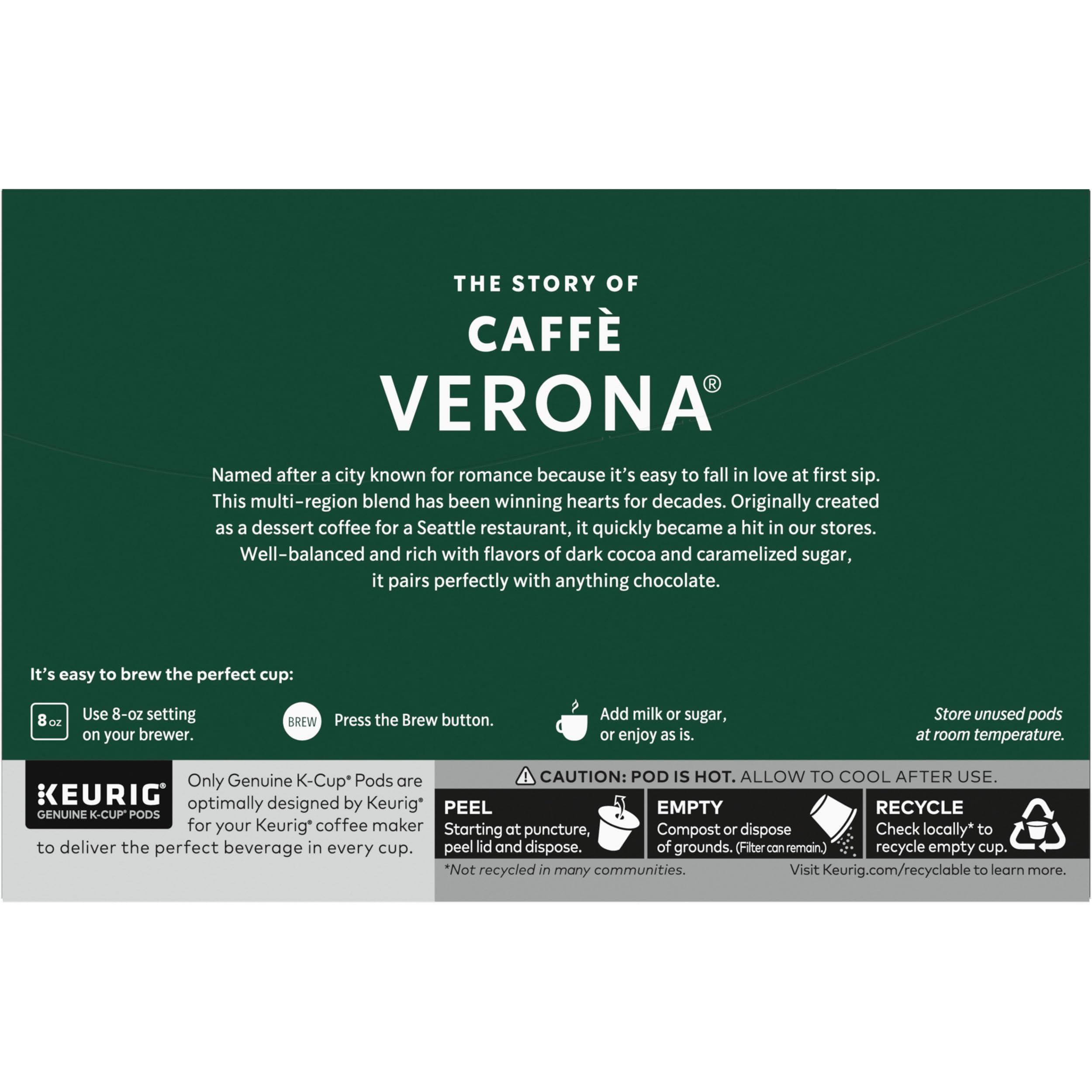 Starbucks K-Cup Coffee Pods, Dark Roast Hot or Iced Coffee, French Roast, 96 Keurig Pods