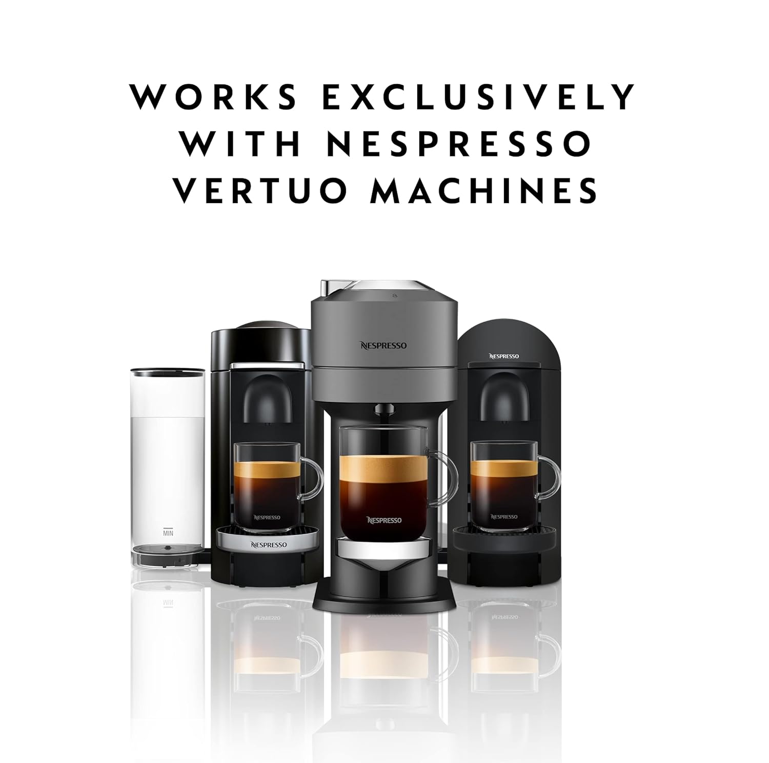 Nespresso Capsules Vertuo, Intenso, Dark Roast Coffee, 30-Count Coffee Pods, Brews 7.8oz