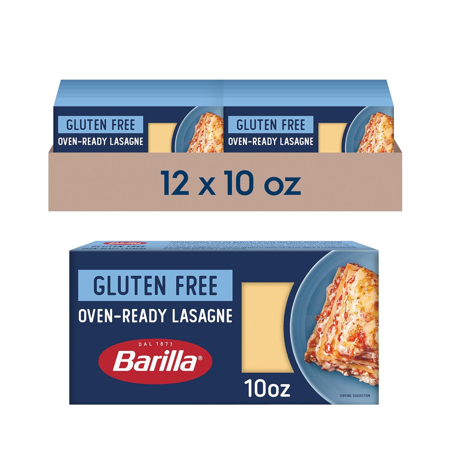 BARILLA Gluten Free Elbows Pasta, 12 Ounce (Pack of 8) - Non-GMO Gluten Free Pasta Made with Blend of Corn & Rice - Vegan Pasta