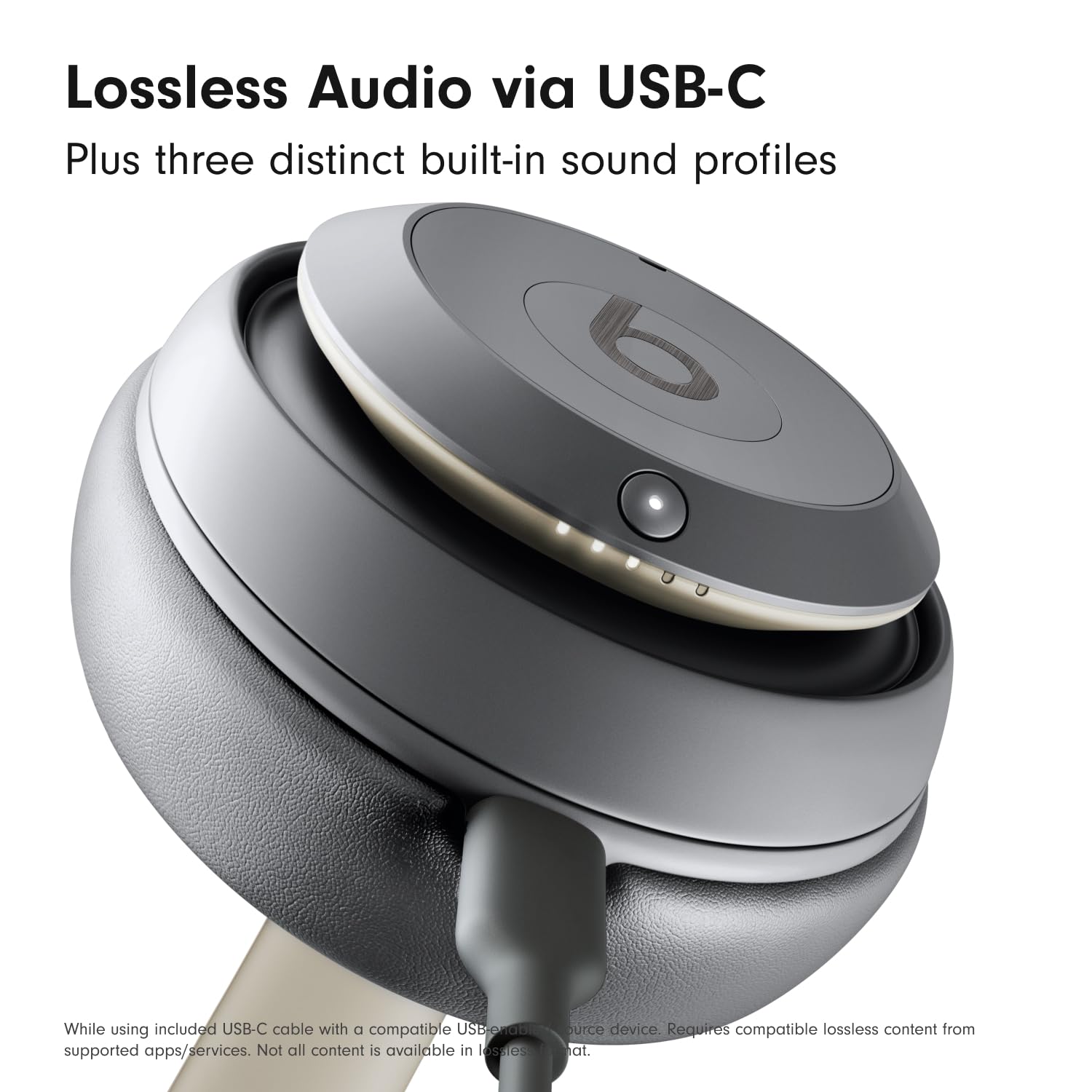 Beats Studio Pro Premium Wireless Over-Ear Headphones- Up to 40-Hour Battery Life, Active Noise Cancelling, Great for Travel & Commuting, USB-C Lossless Audio, Apple & Android Compatible -Black