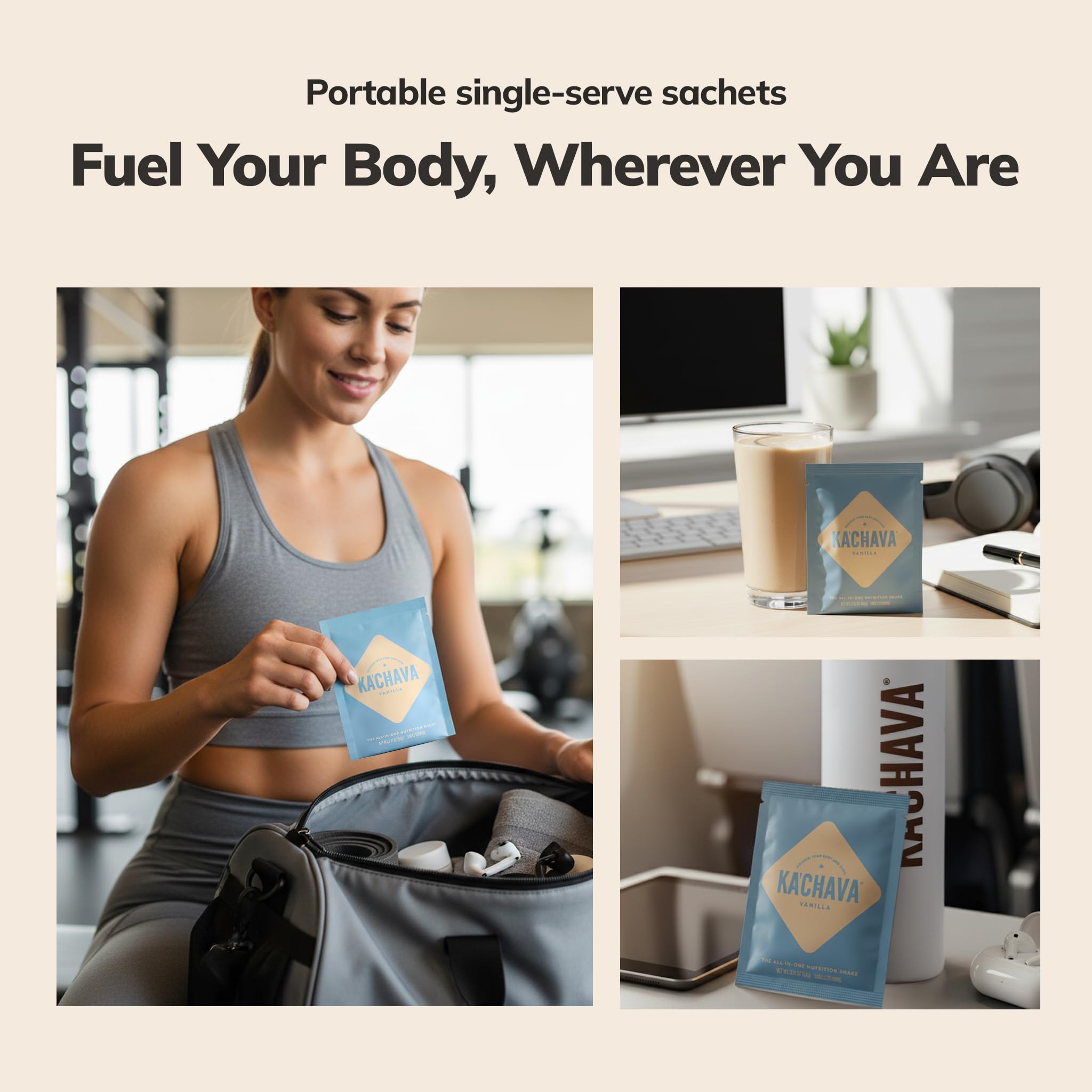 Ka’Chava Whole Body Meal Shake Vanilla 2 lb – Vegan Protein Powder with 85+ Superfoods & Greens – Plant-Based Meal Replacement with Probiotics & Digestive Enzymes – Gluten & Dairy Free (15 Servings)