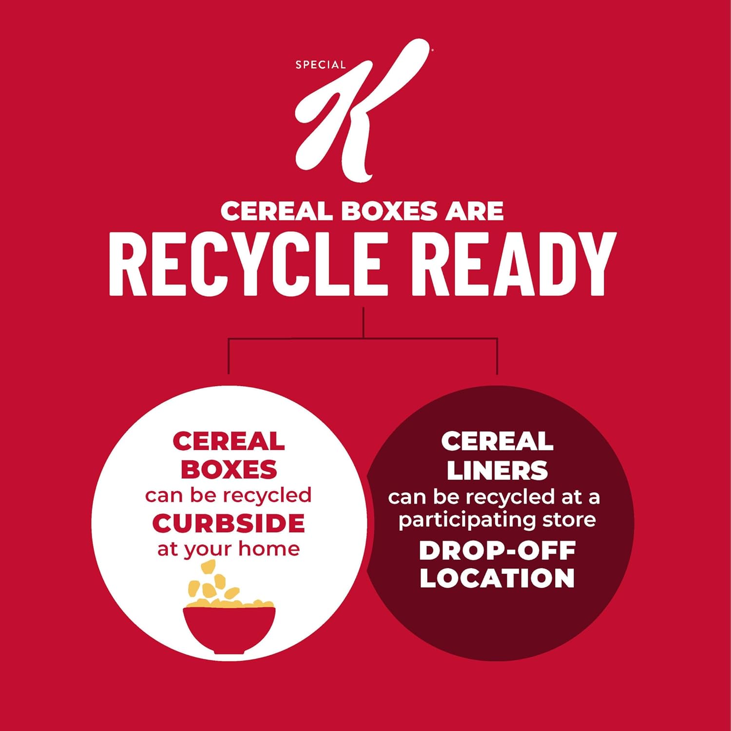 Kellogg's Special K Breakfast Cereal, Family Breakfast, Fiber Cereal, Family Size, Red Berries (3 Boxes)
