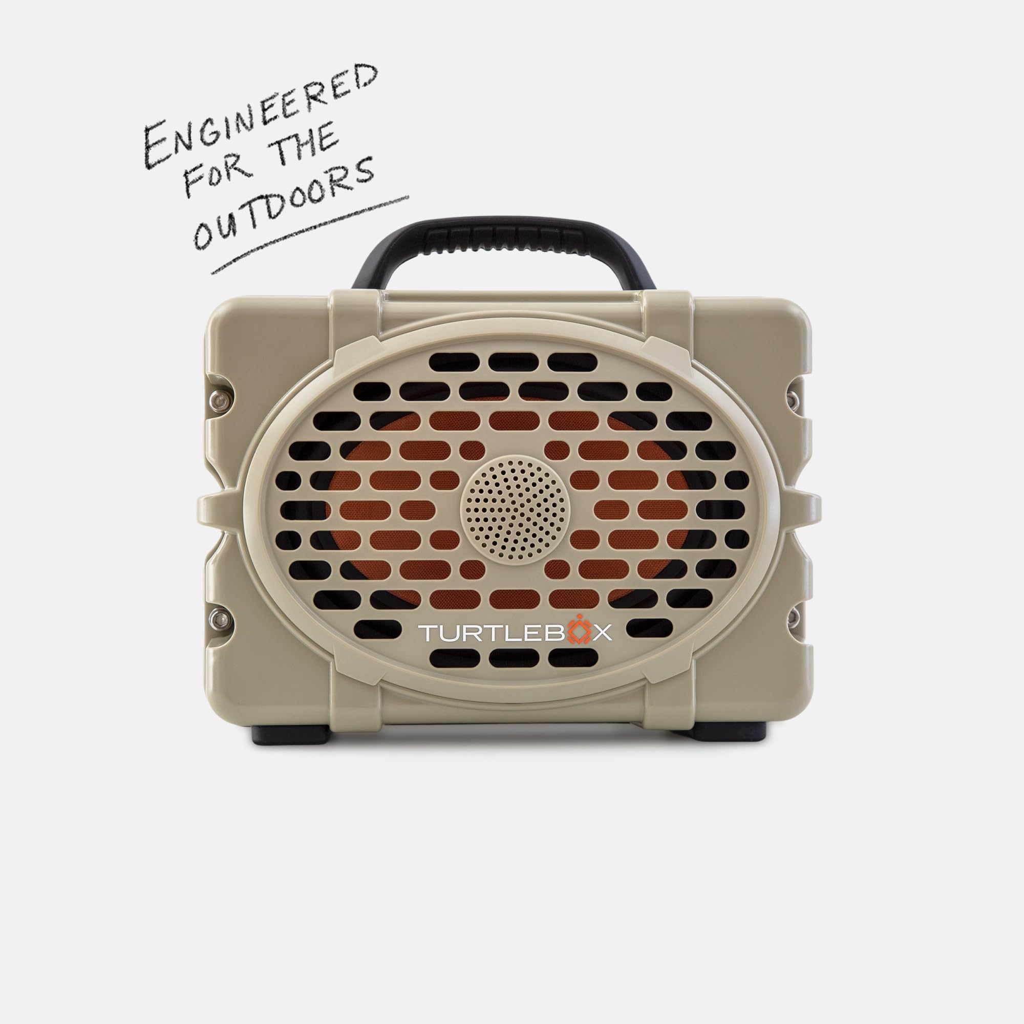 Turtlebox Original Gen 3: Portable Outdoor Bluetooth Speaker – Ultra-Loud (120dB), Waterproof (IP67), Rugged, Impact-Resistant, 3-Day Battery | Party Mode: Unlimited Pairing for Stereo Sound, Tan