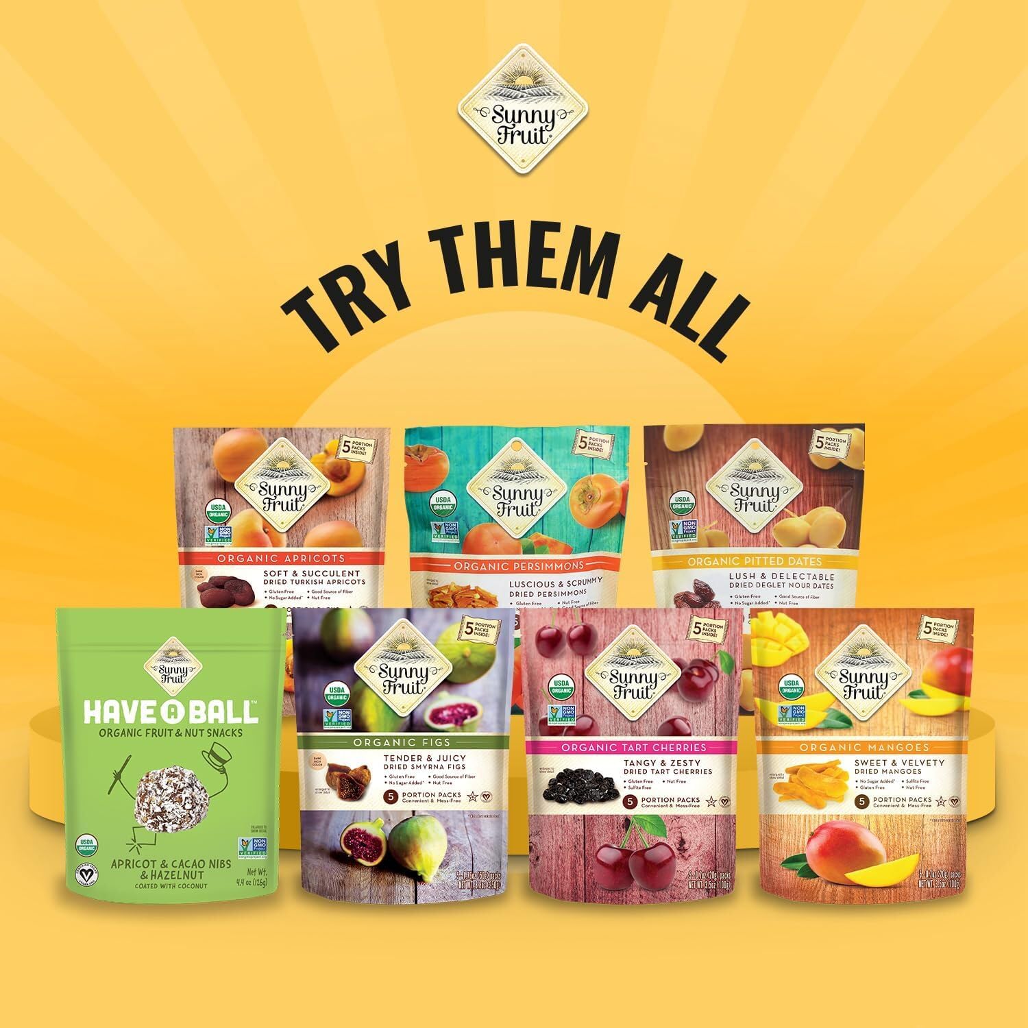 Sunny Fruit Soft Organic Turkish Dried Figs, 2.5 Pound Bulk Bag | No Preservatives, No Sugar Added | Healthy, Naturally Sweet Snack | Whole Dried Fruits | ORGANIC, NON-GMO, VEGAN, HALAL, KOSHER